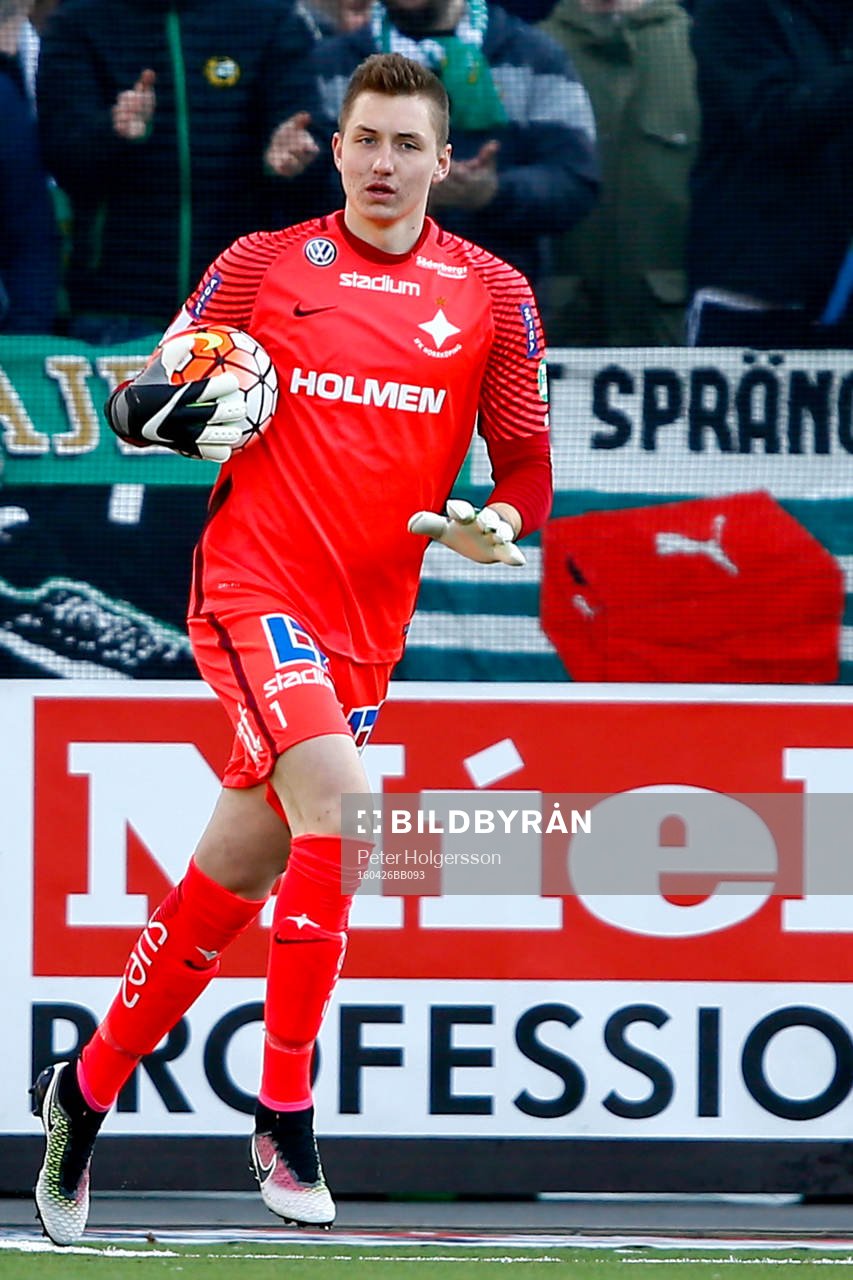Norrköpings målvakt Andreas Vaikla