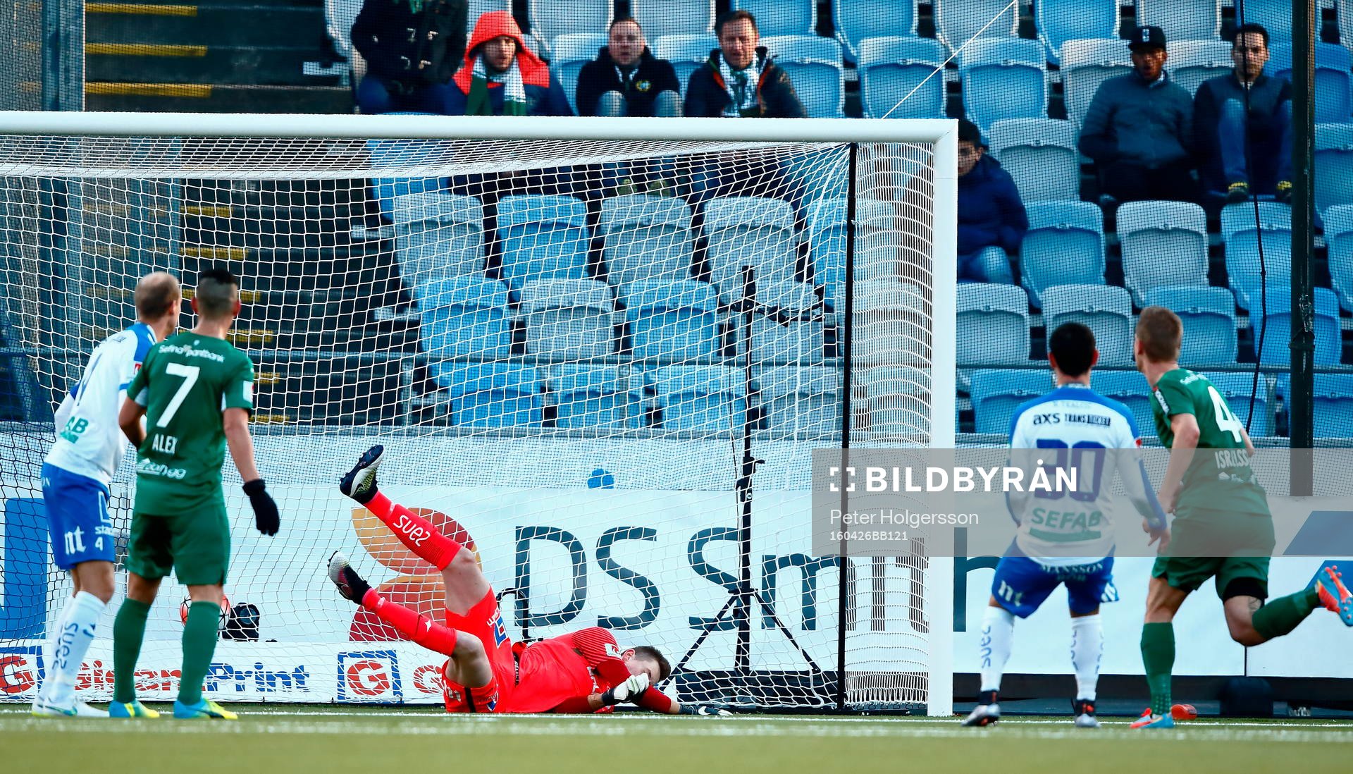 Mål 1-1 av Hammarbys Erik Israelsson
