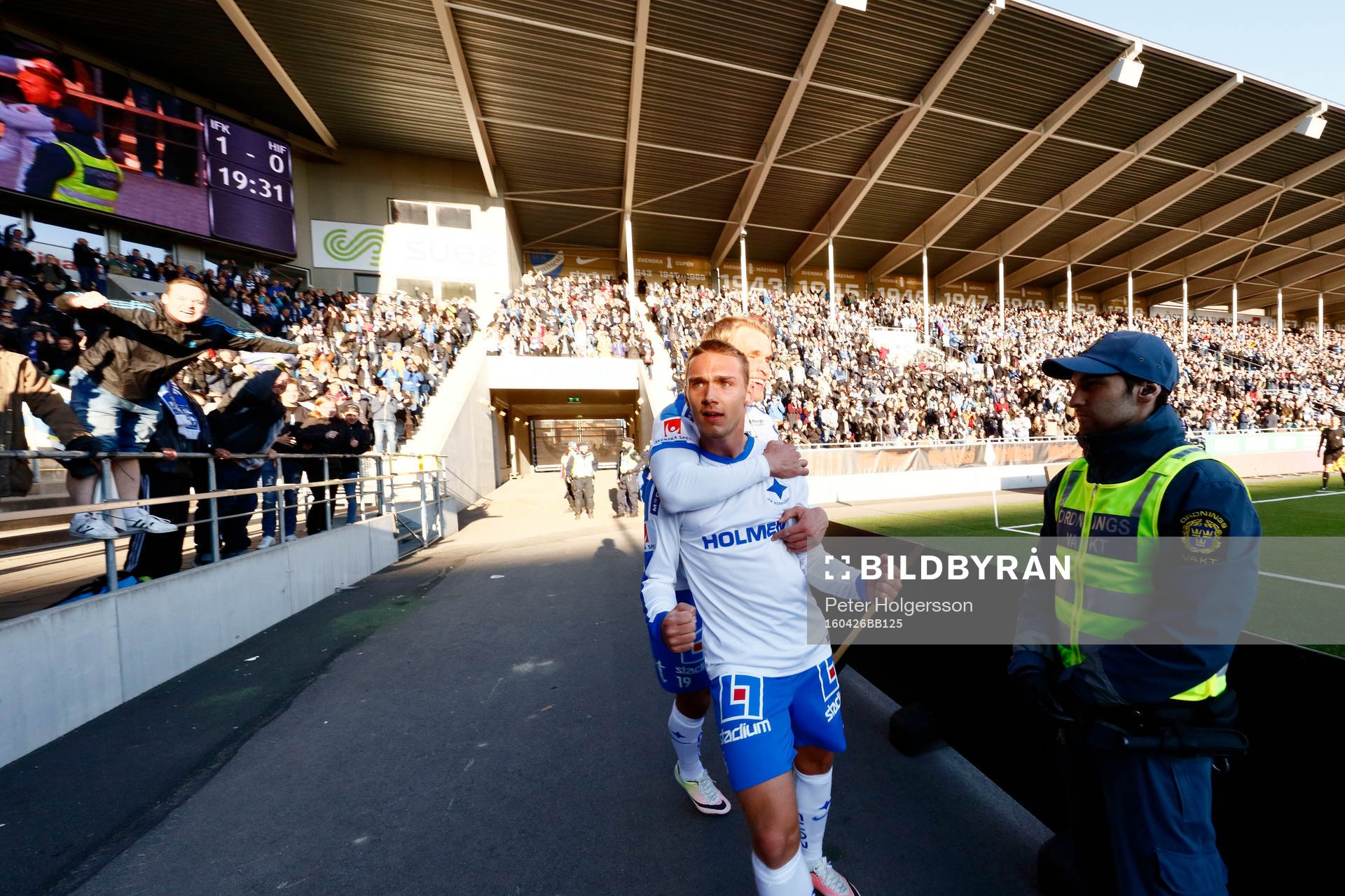 Norrköpings Linus Wahlqvist jublar