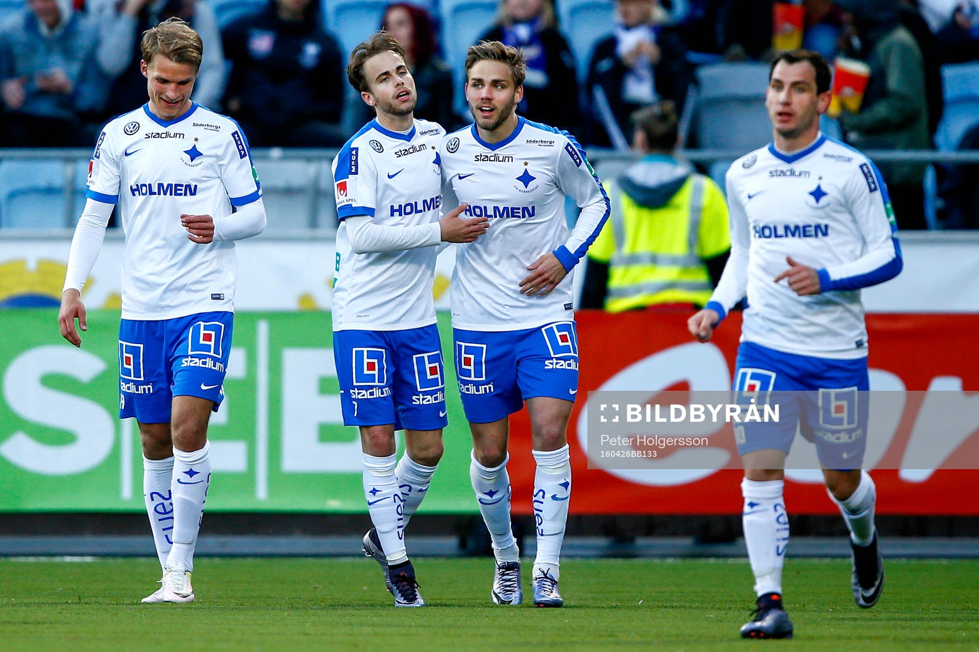 Norrköpings Andreas Blomqvist jublar