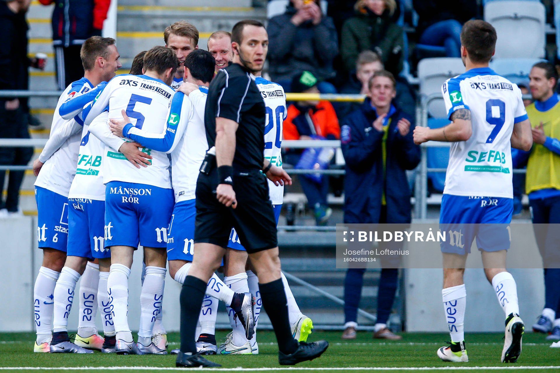 Norrköpings Andreas Blomqvist jublar