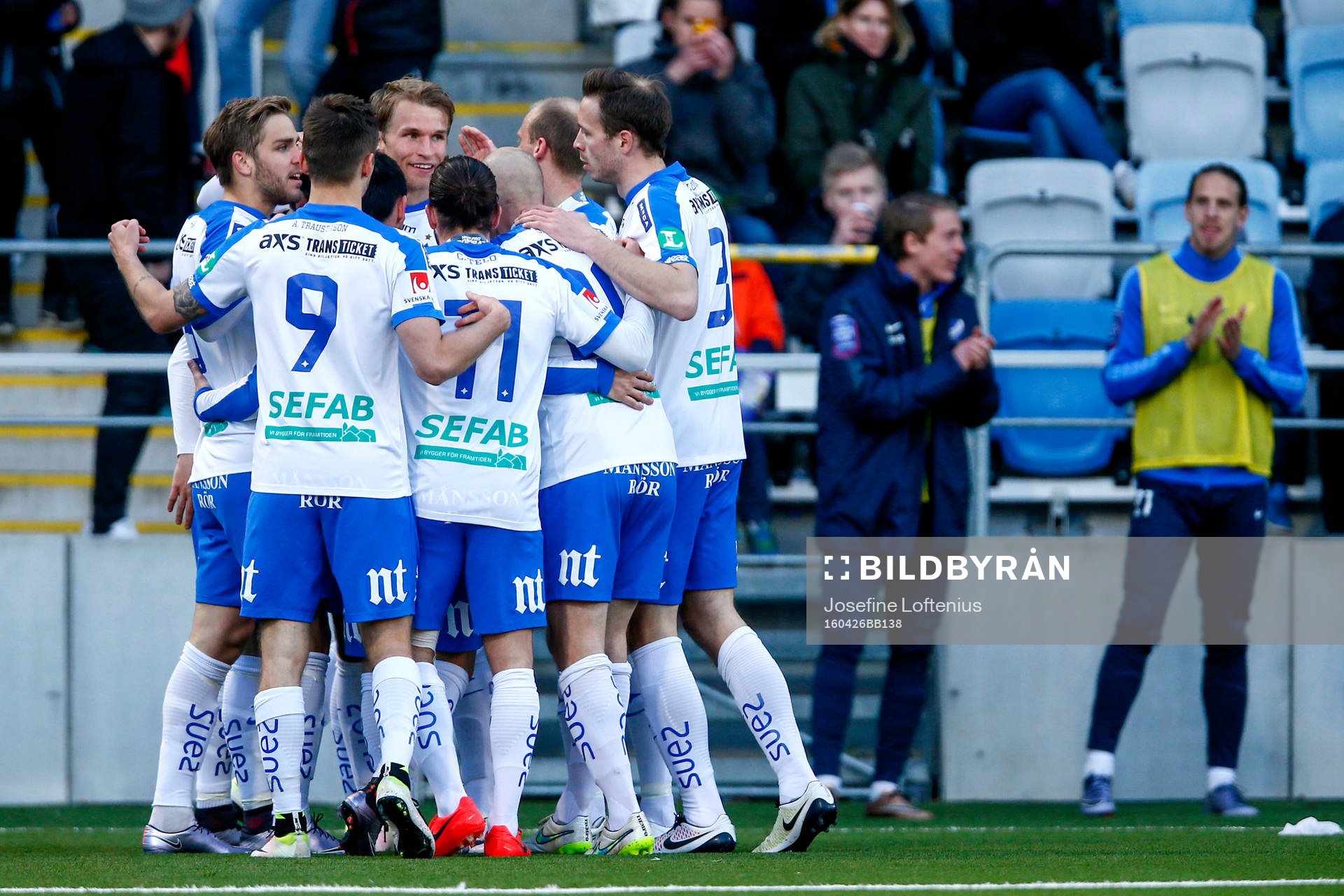 Norrköpings Andreas Blomqvist jublar
