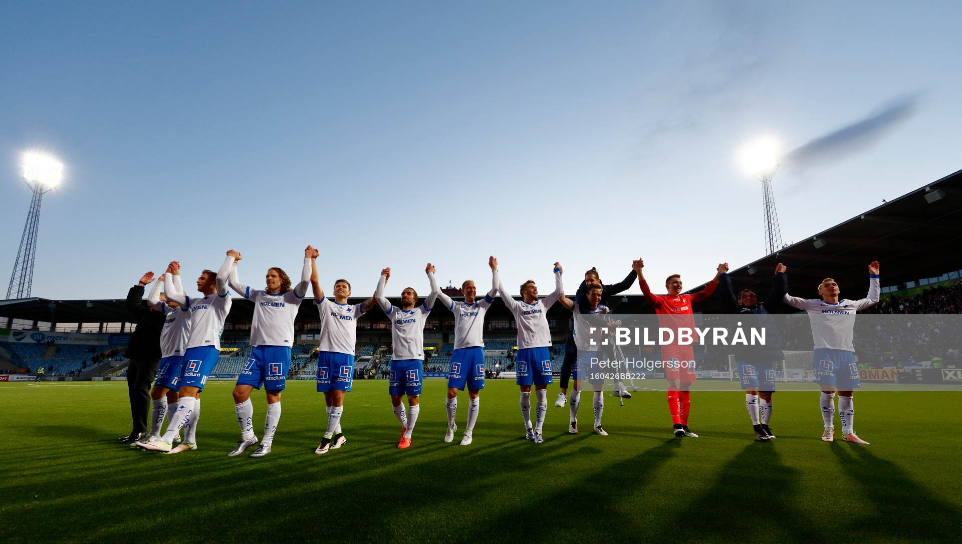 XXX under fotbollsmatchen i Allsvenskan mellan Norrköping och Hammarby den 26 april 2016 i Norrköping.