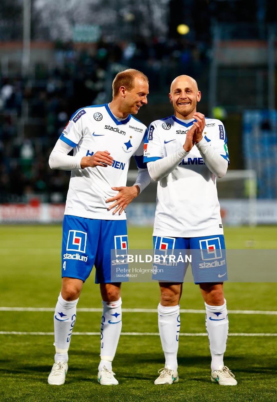 Norrköpings Andreas Johansson och Daniel Sjölund