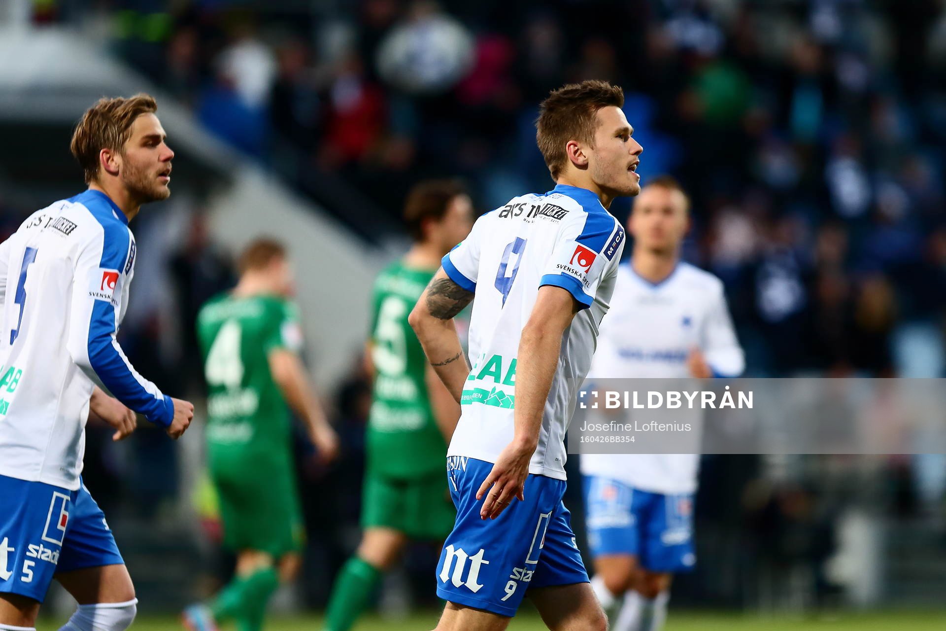 Norrköpings Arnor Ingvi Traustason jublar