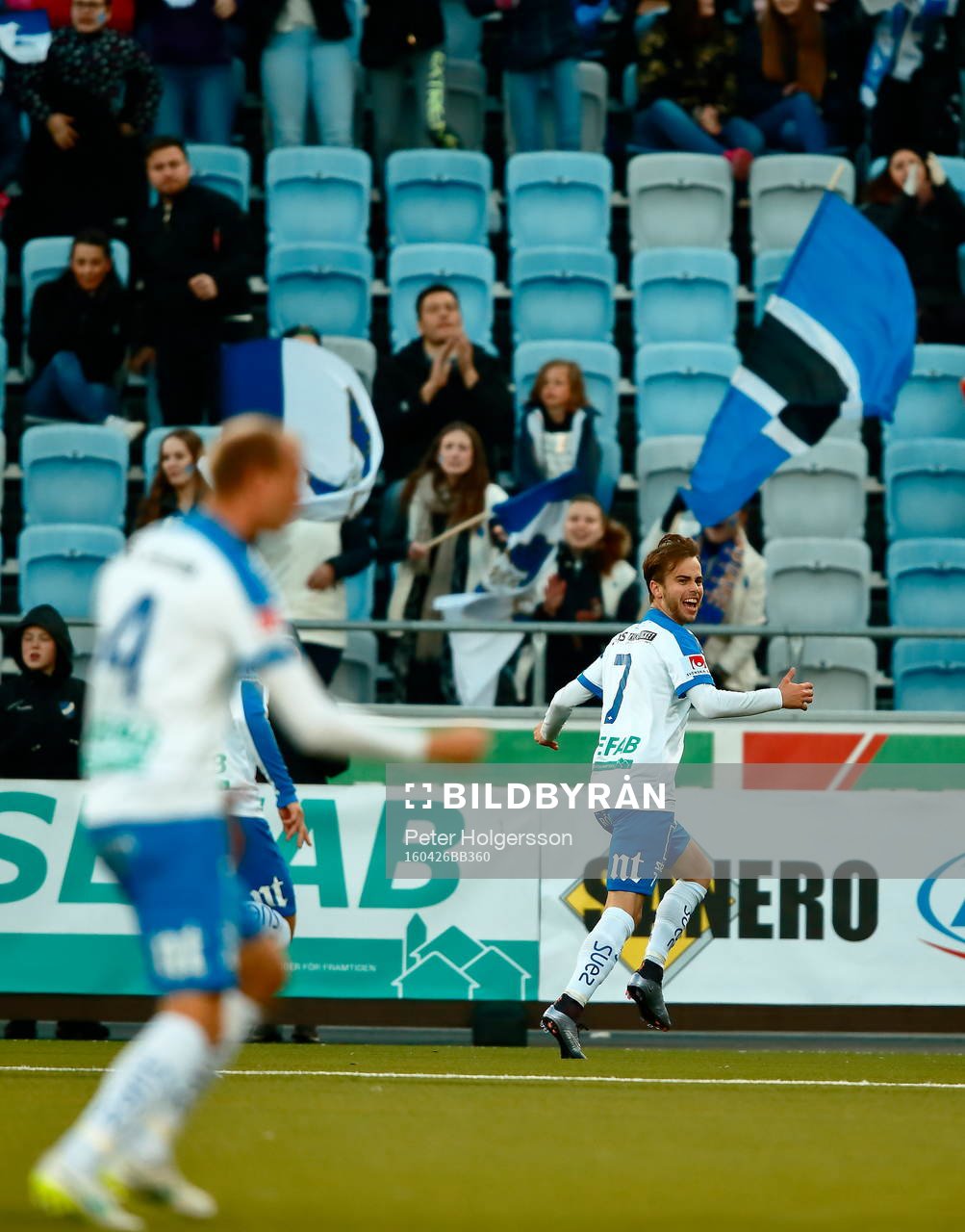 Norrköpings Andreas Johansson och Andreas Blomqvist jublar