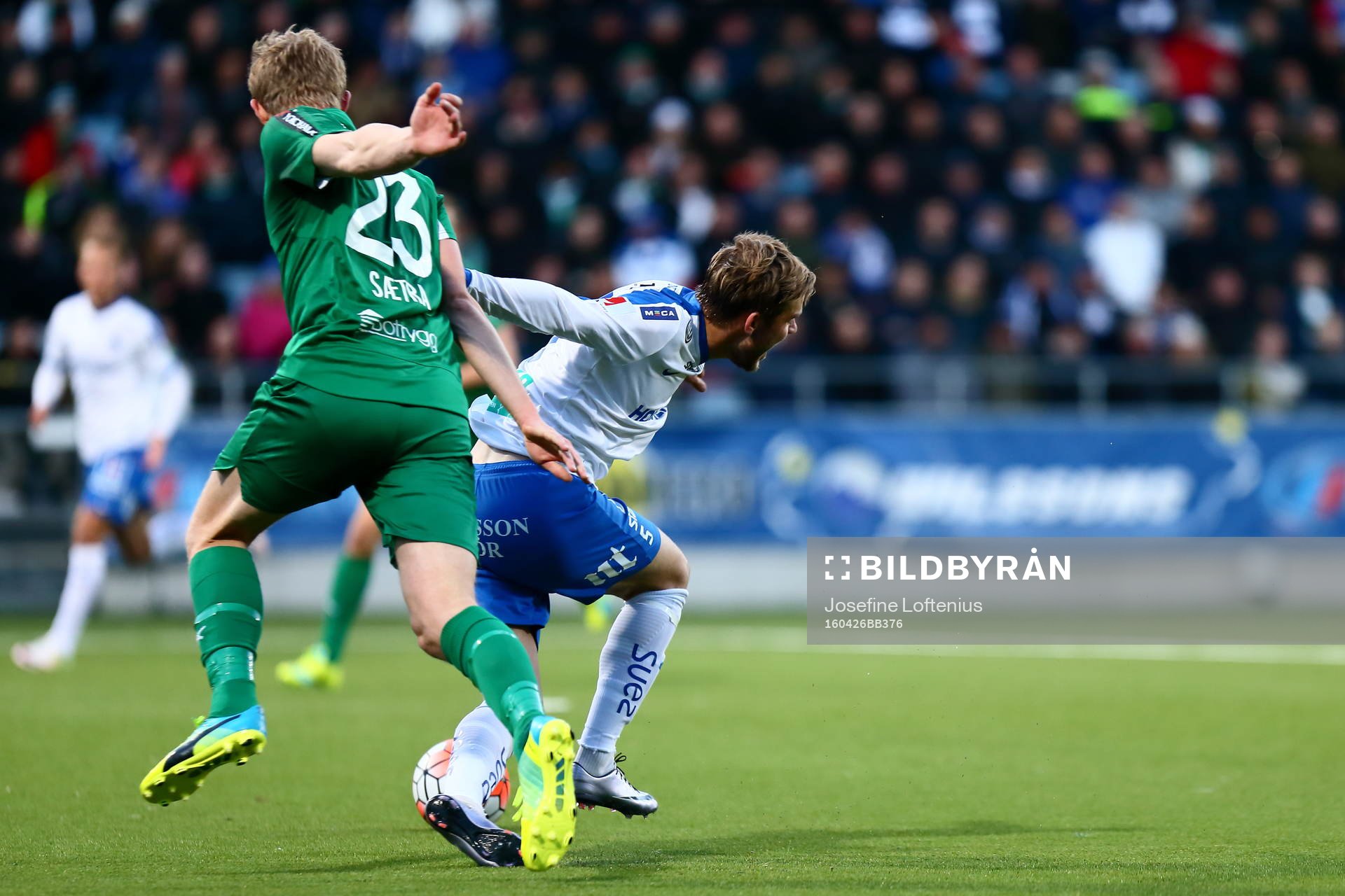 Situationen mellan Hammarbys Lars Sætra och Norrköpings