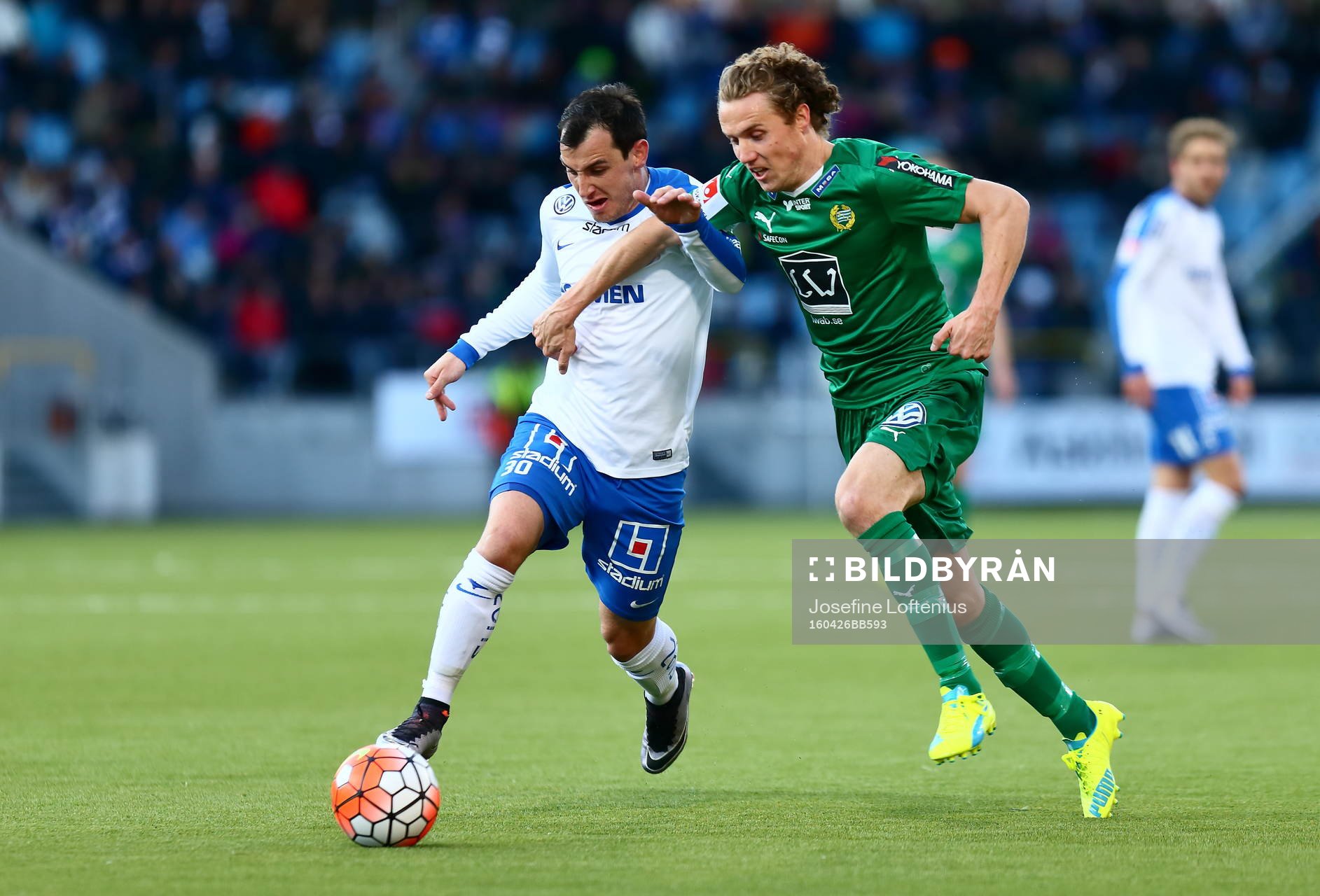 Norrköpings Nikola Tkalcic och Hammarbys Fredrik