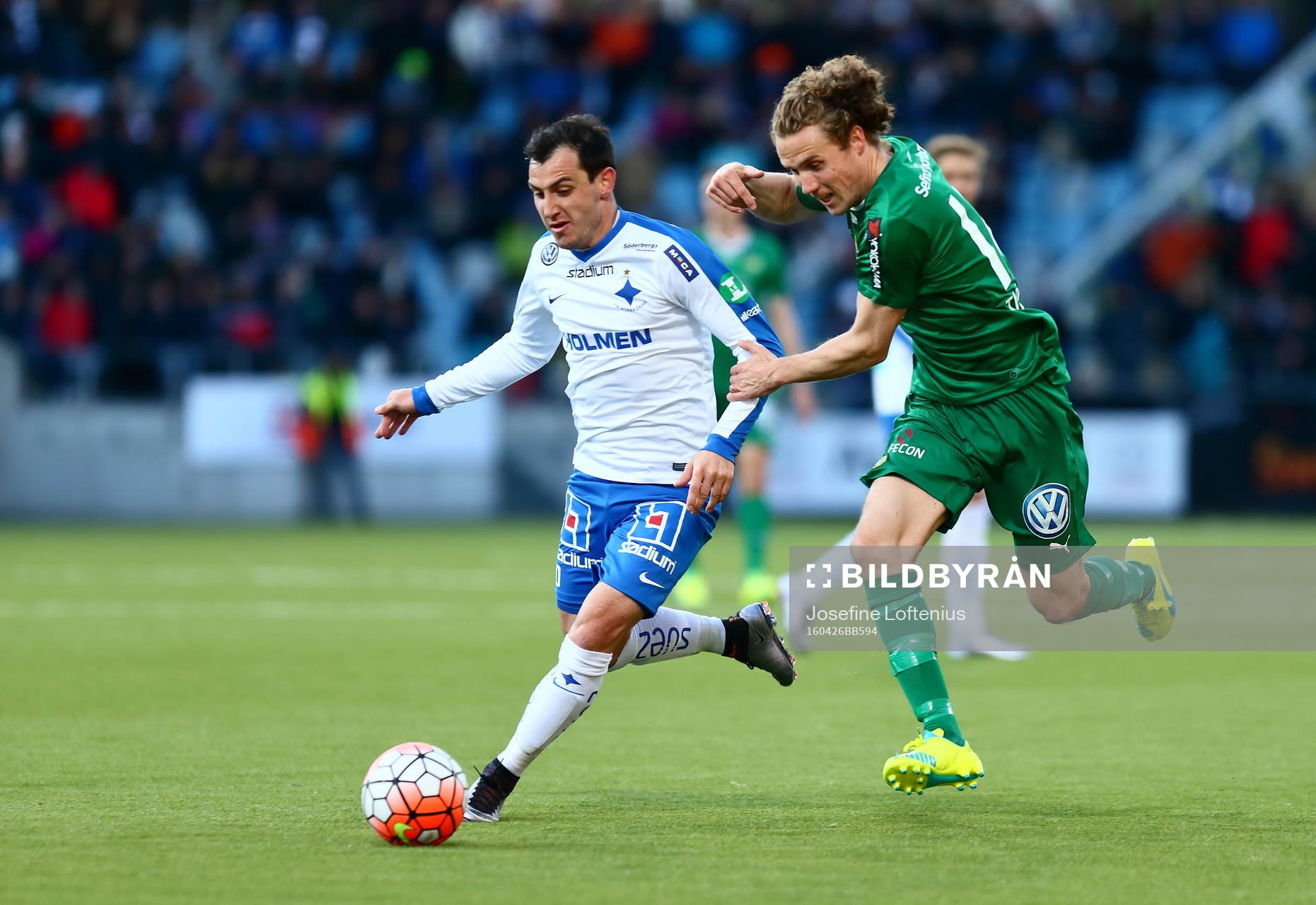 Norrköpings Nikola Tkalcic och Hammarbys Fredrik