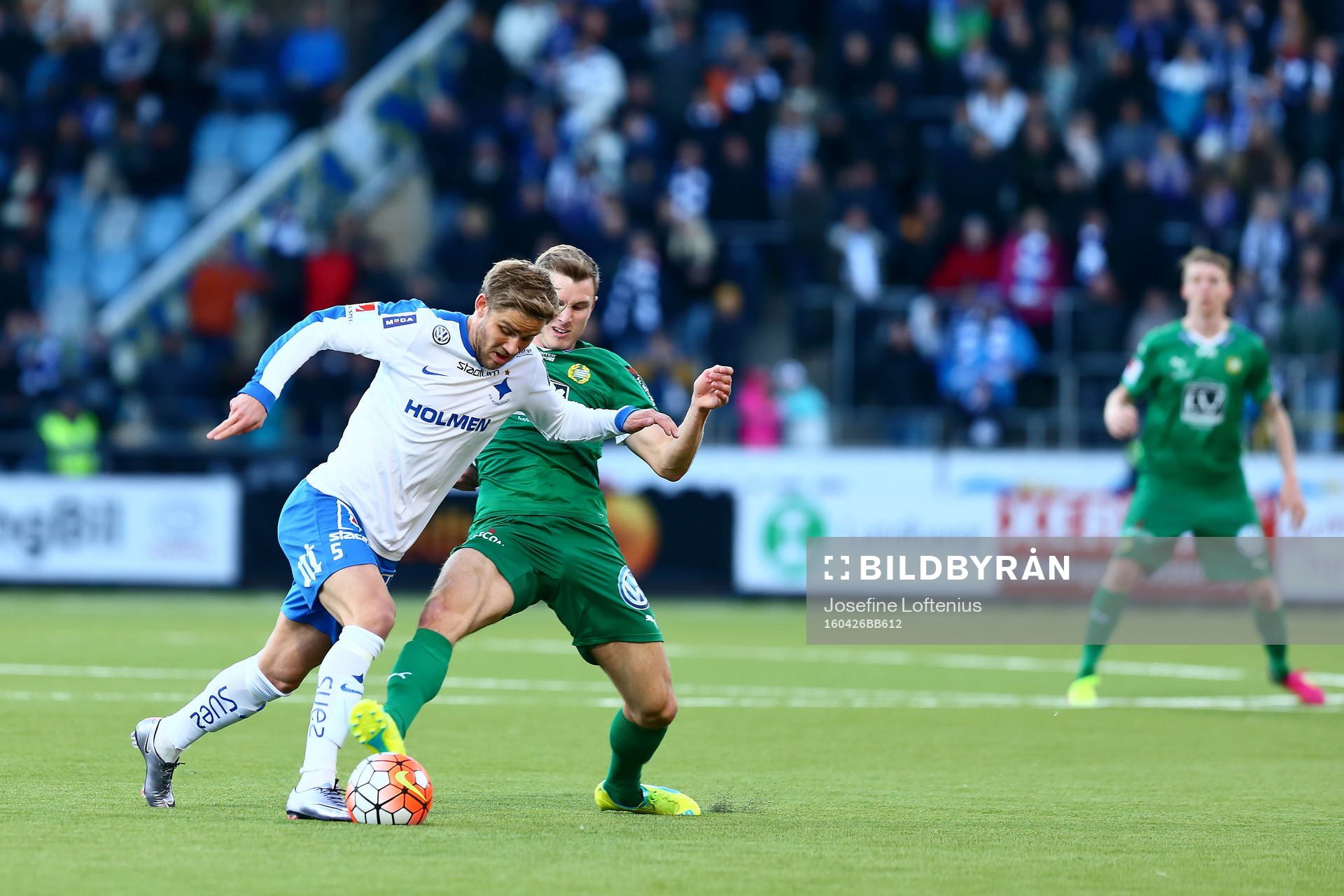 Norrköpings Christoffer Nyman och Hammarbys Richard Magyar