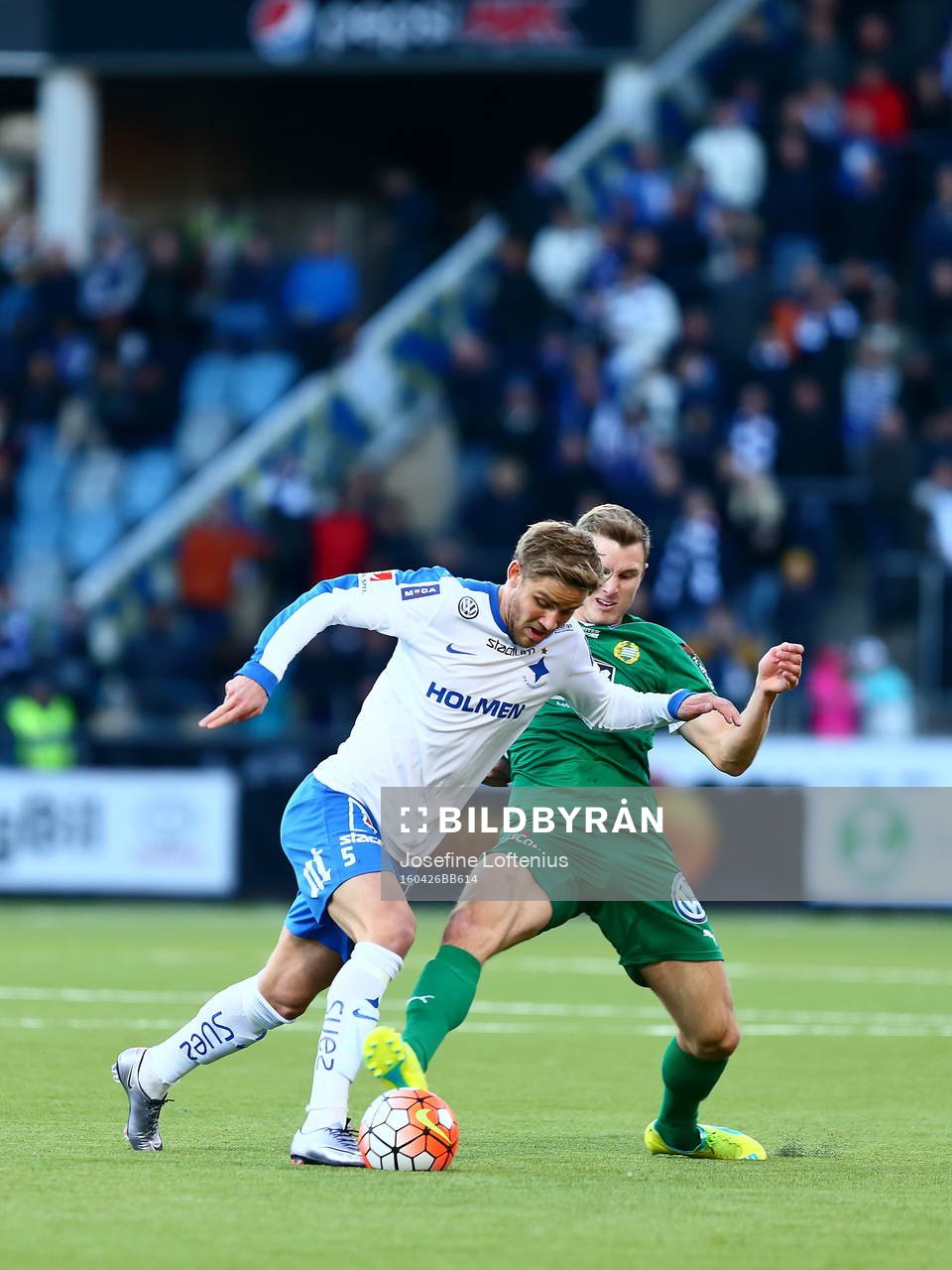 Norrköpings Christoffer Nyman och Hammarbys Richard Magyar