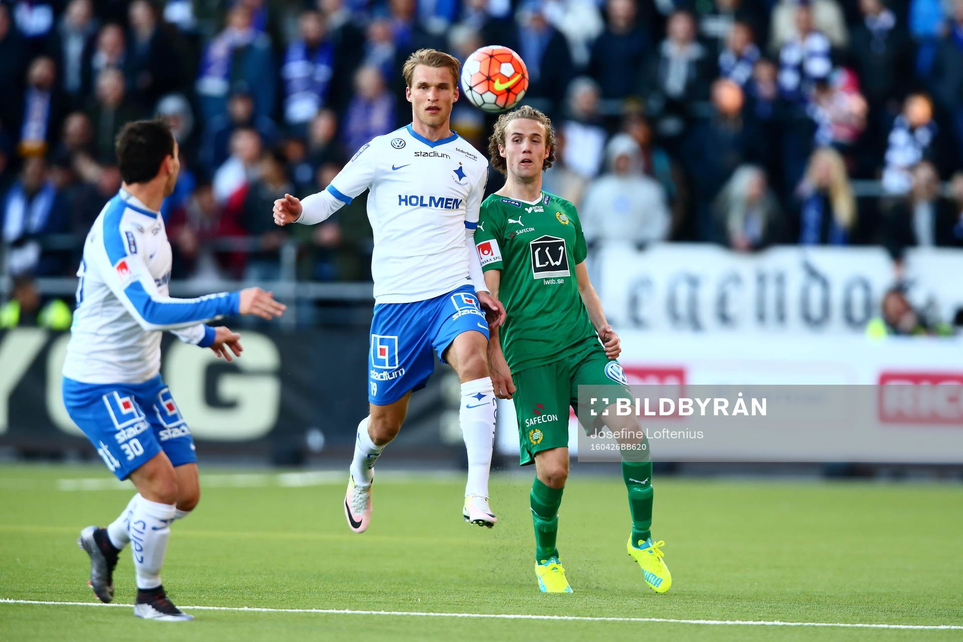Norrköpings Sebastian Andersson och Hammarbys Fredrik