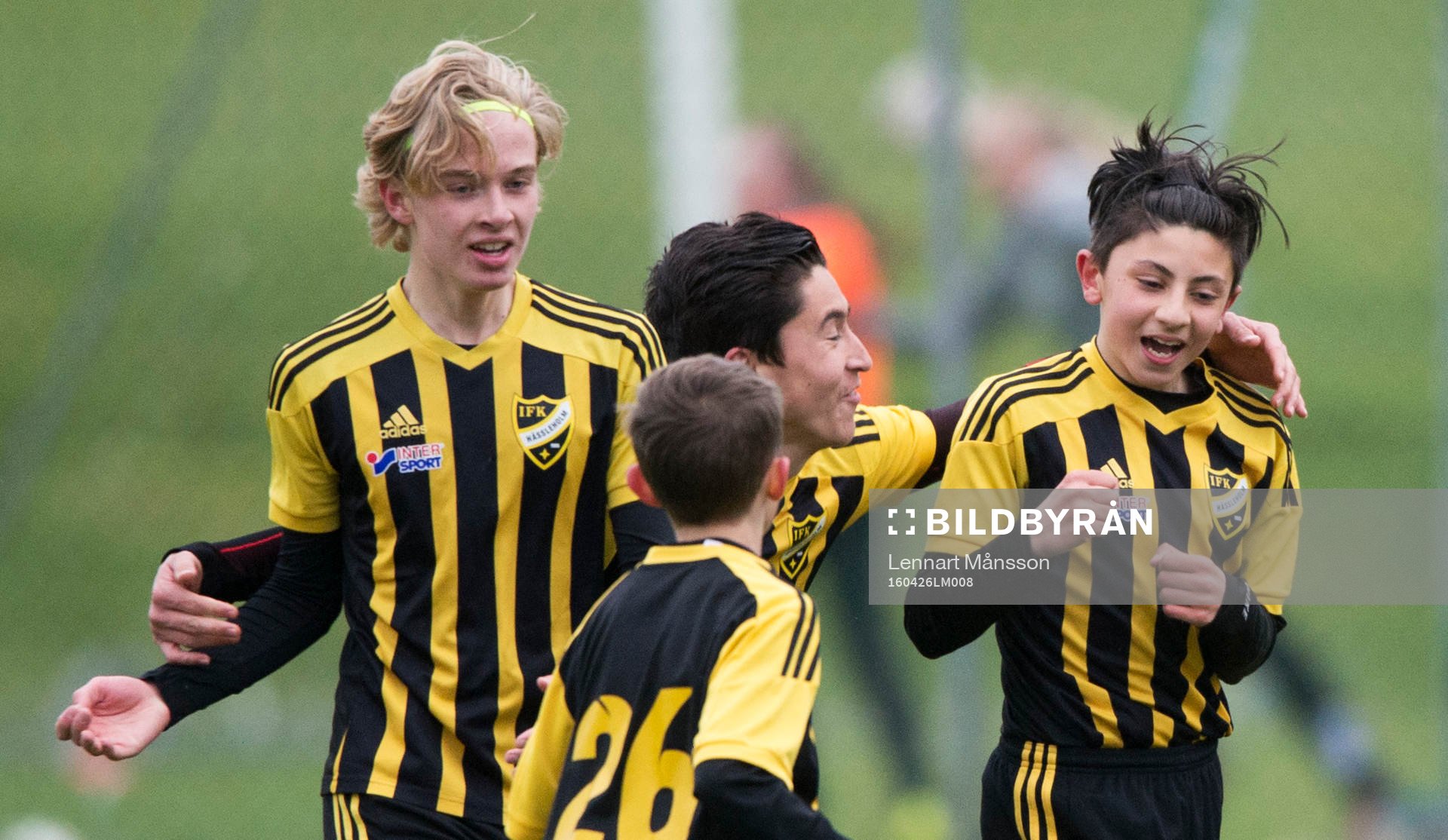 IFK Hässleholms Ali Tamimi har kvitterat till 2-2 och