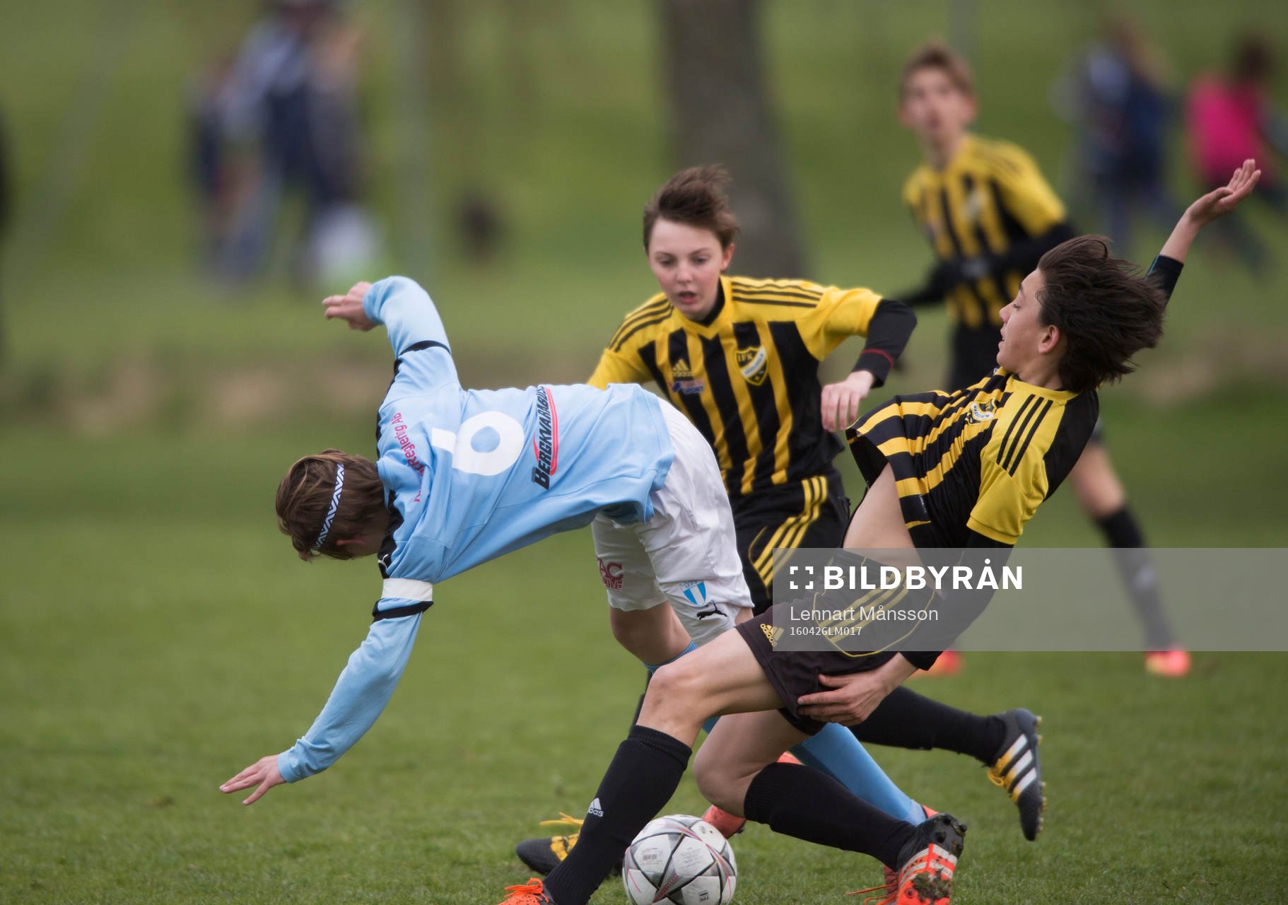 i matchen i DM för pojkar födda 2002 mellan IFK