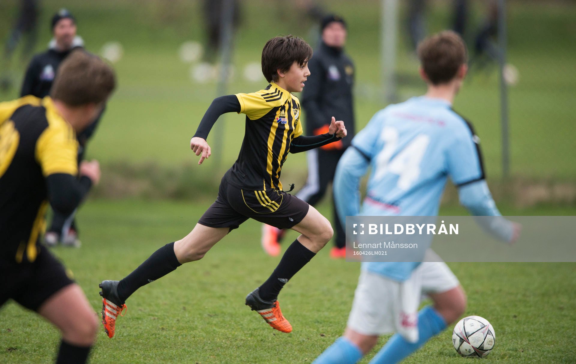 i matchen i DM för pojkar födda 2002 mellan IFK