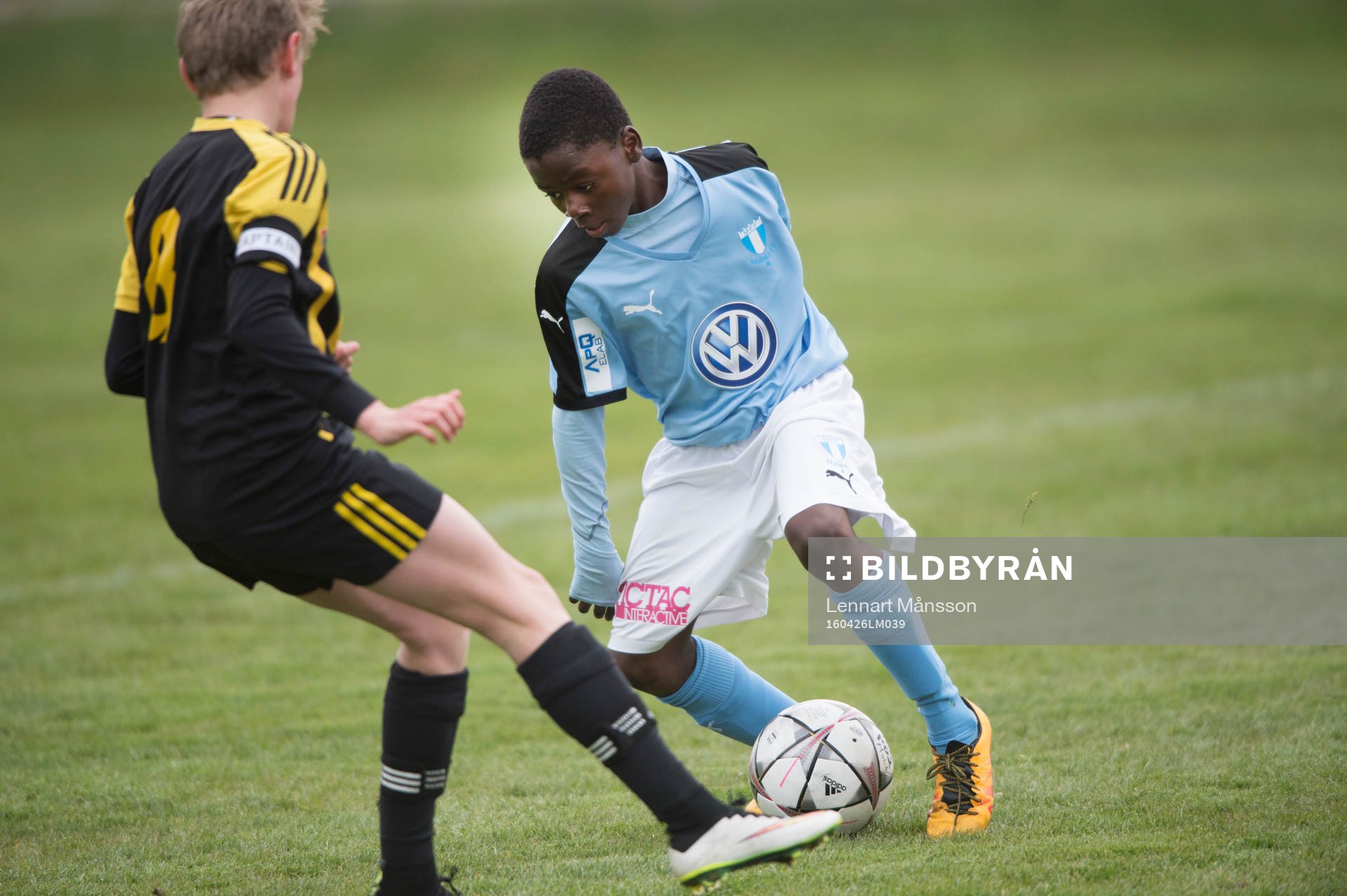 i matchen i DM för pojkar födda 2002 mellan IFK