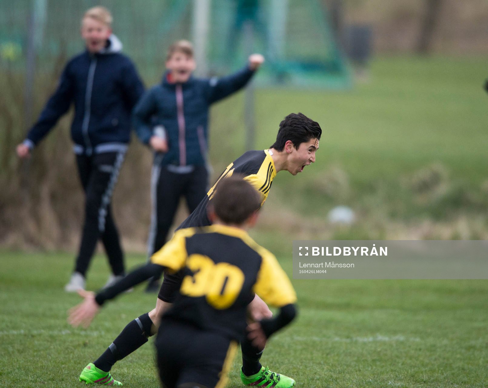 Fida Haidari har gjort 1-0 till IFK Hässleholm i matchen i