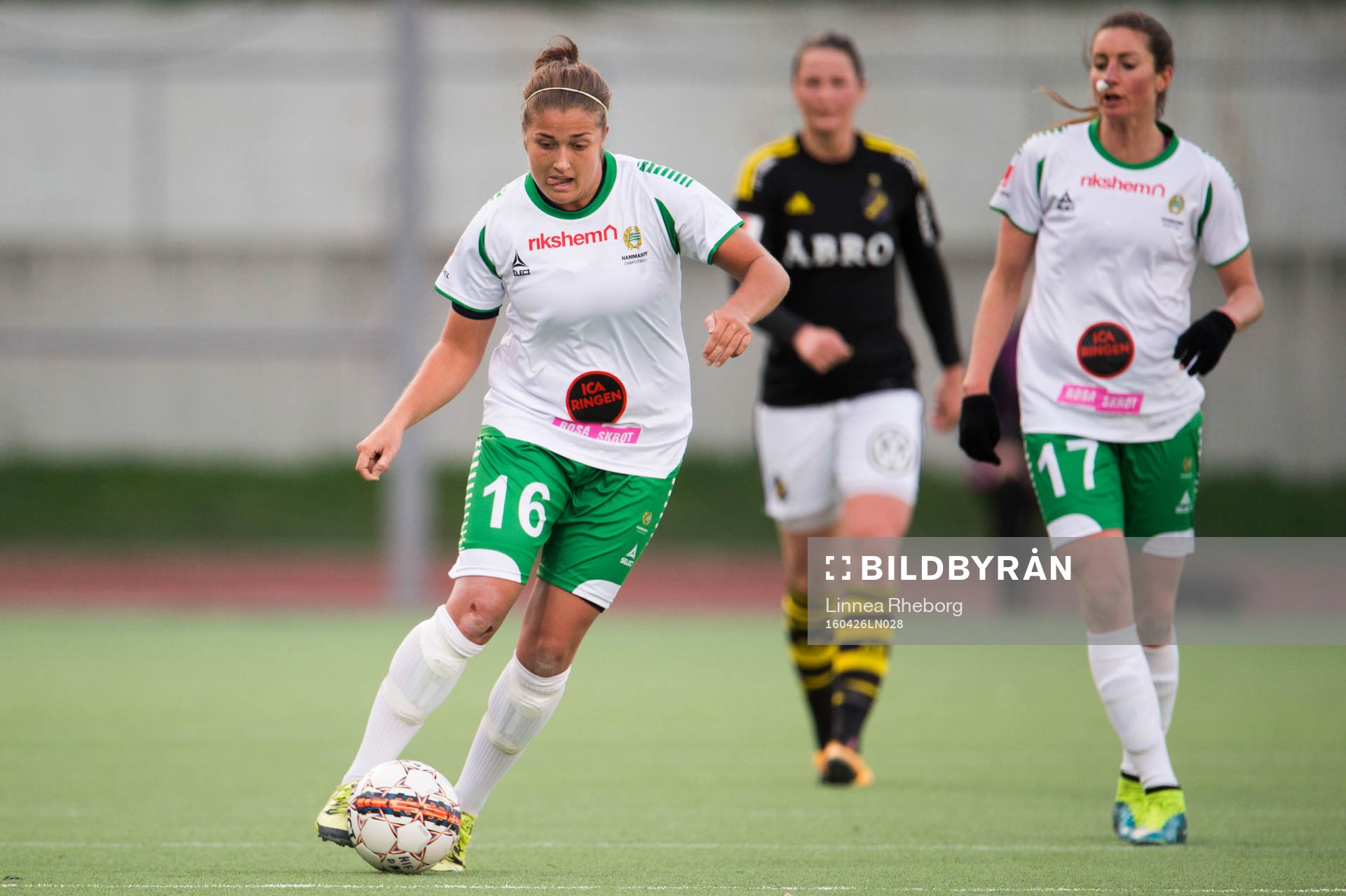 Hammarbys Filippa Angeldal och Madeleine Tegström