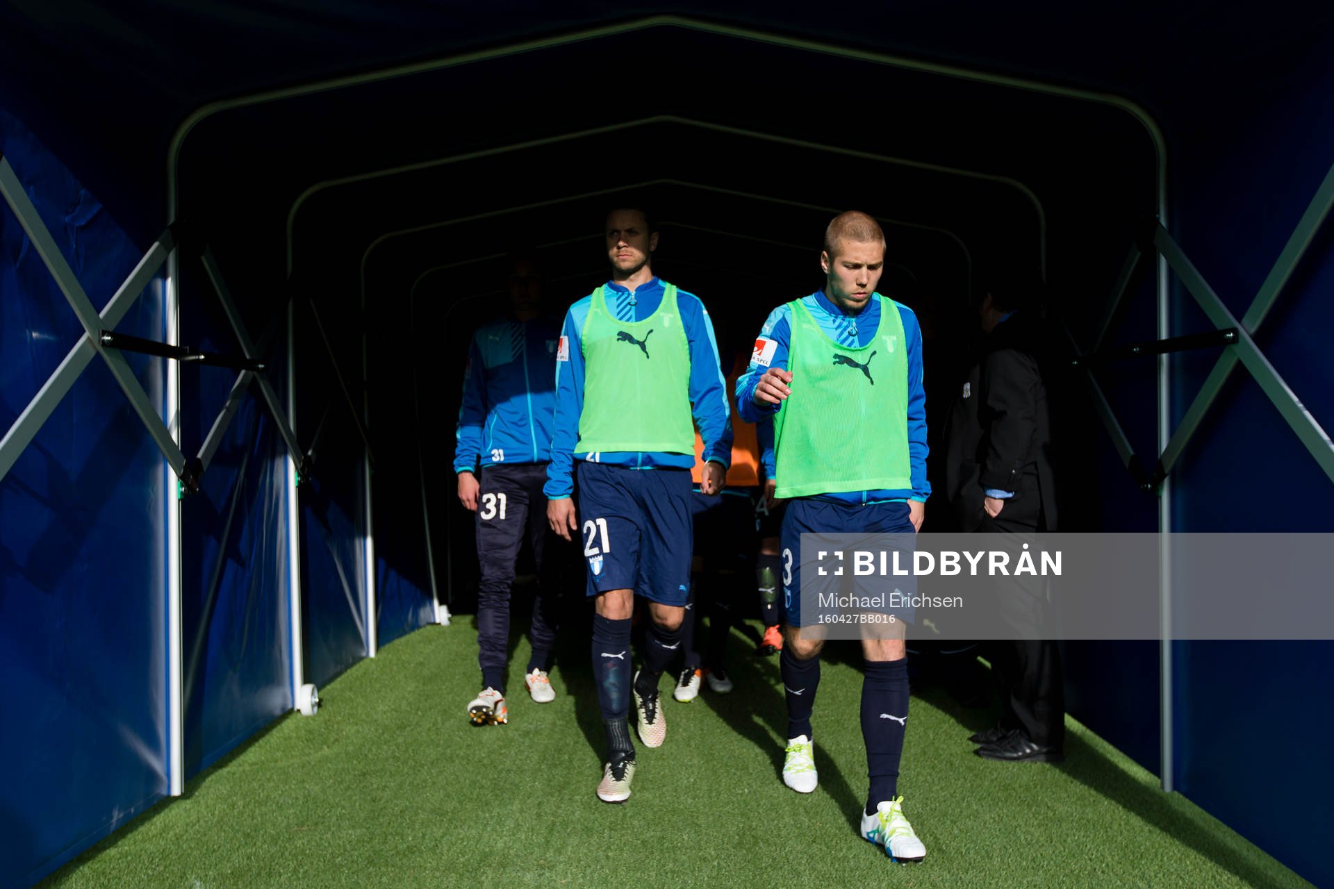 Malmö FFs Kari Arnason och Anton Tinnerholm