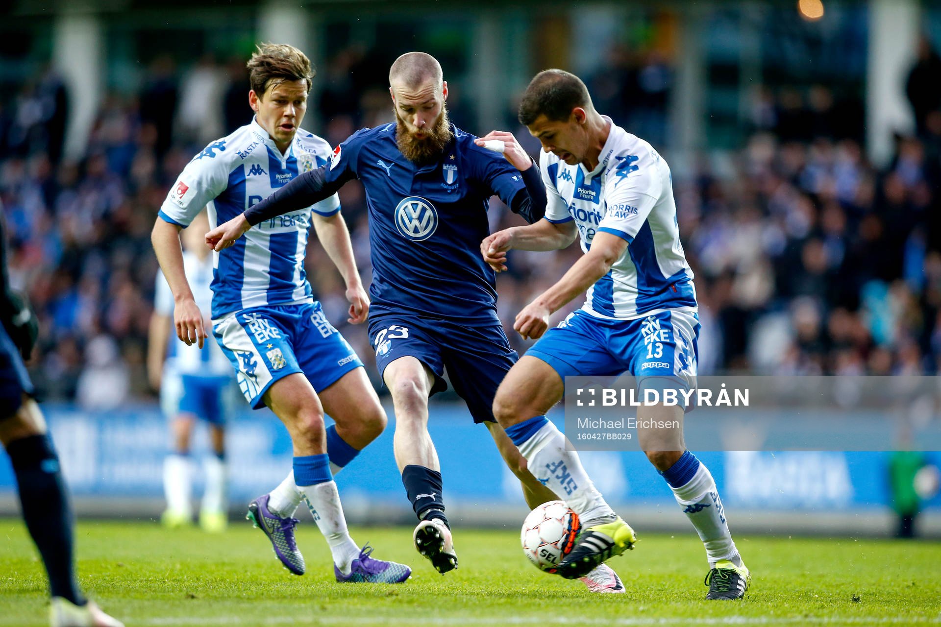 IFK Göteborgs Mads Albeck och Mauricio Albornoz  och