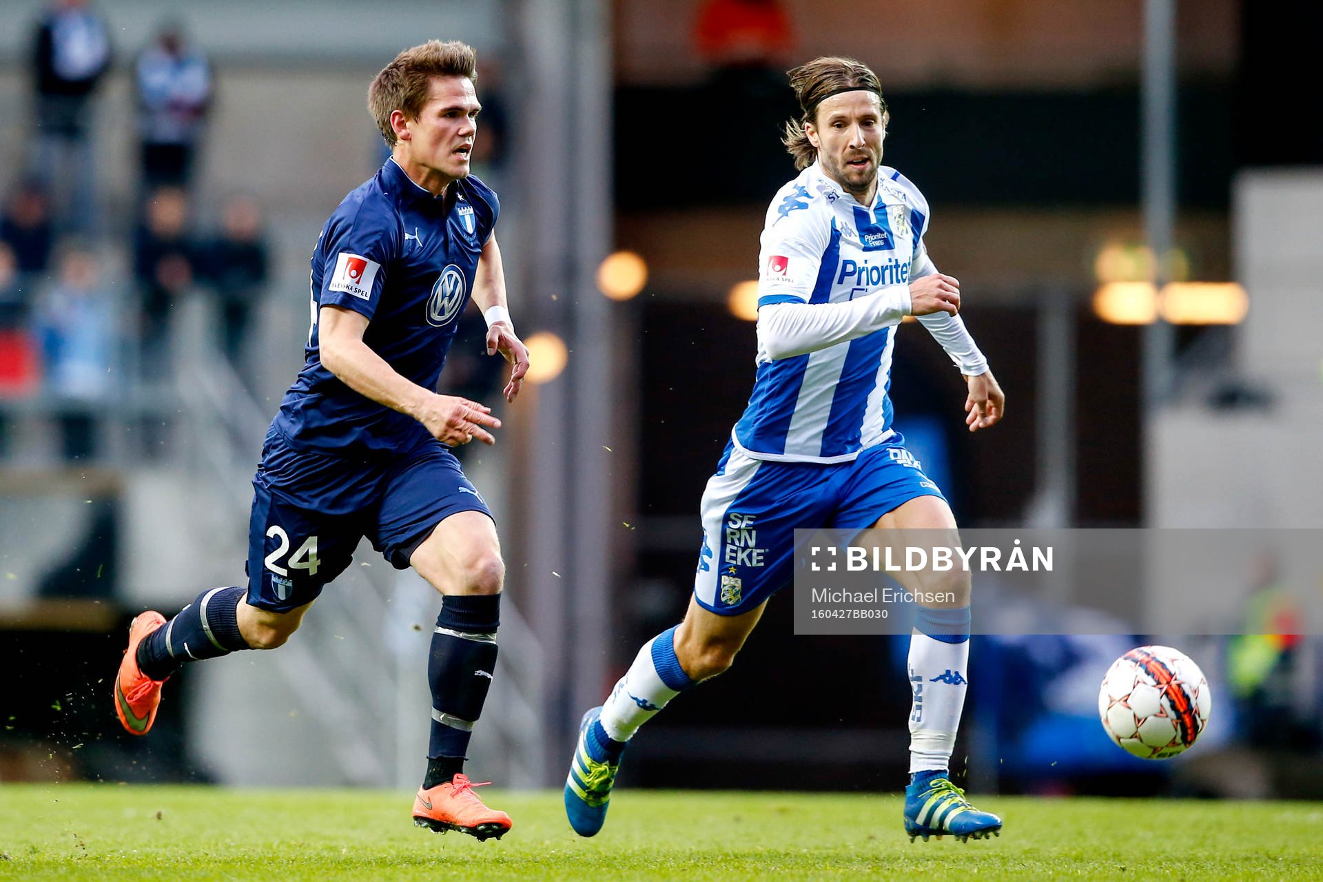 Malmö FFs Vidar Örn Kjartansson och IFK Göteborgs