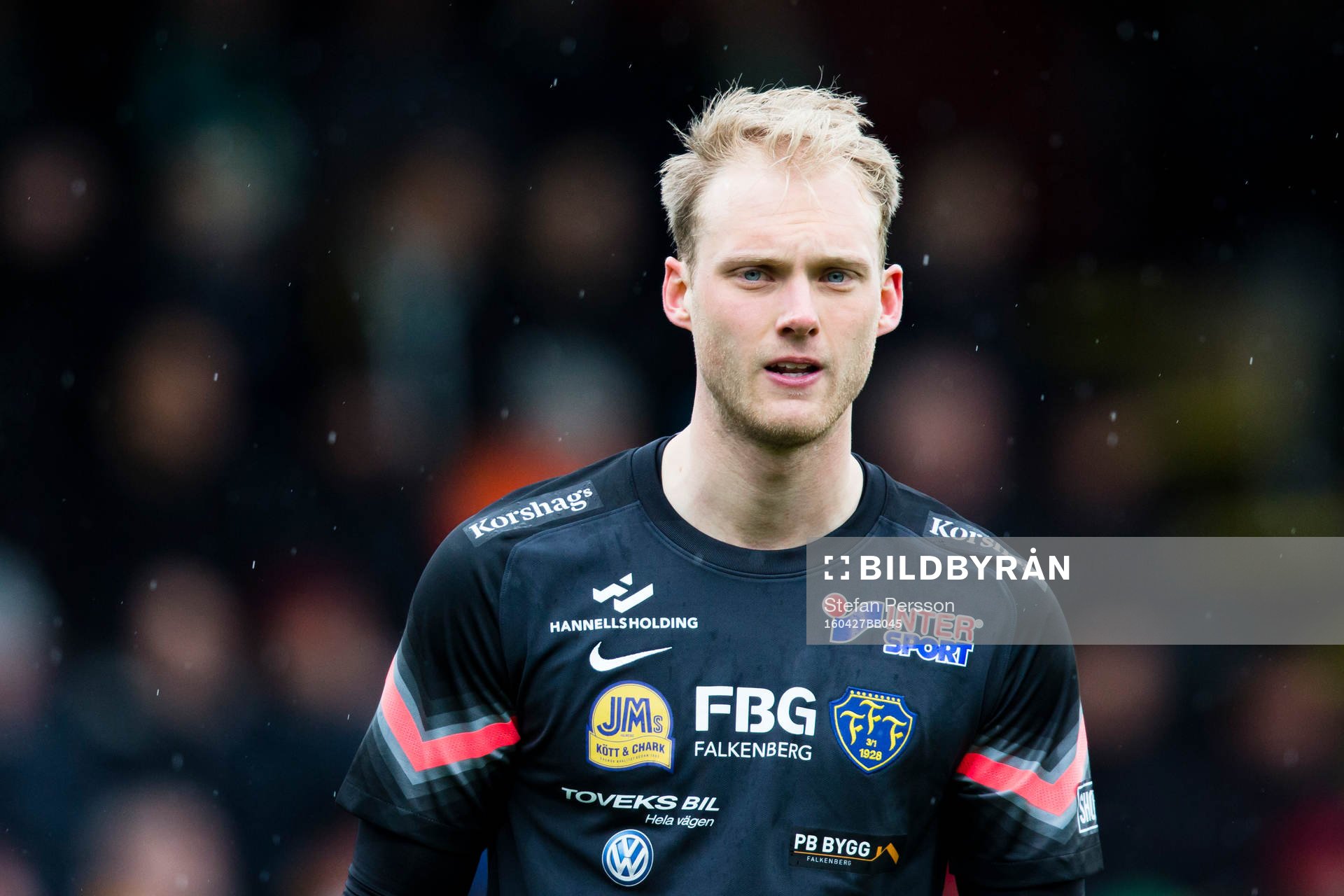 Falkenbergs målvakt Alexander Lundin