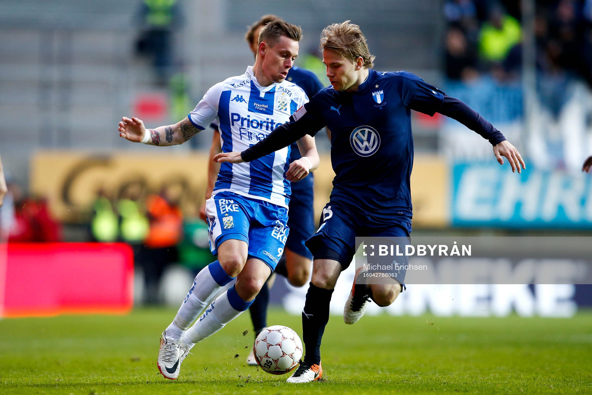 IFK Göteborgs Jakob Ankersen och Malmö FFs Oscar Lewicki