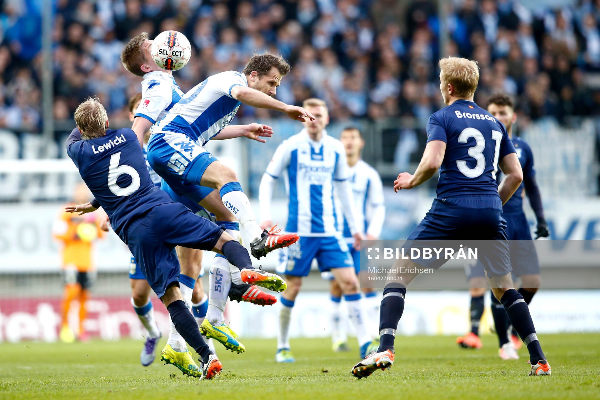 IFK Göteborgs Tobias Hysén och Mikael Boman och Malmö