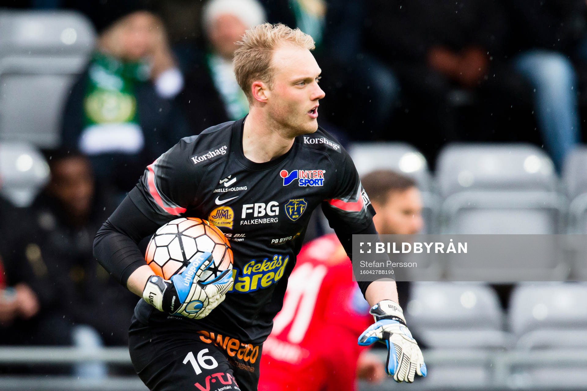 Falkenbergs målvakt Alexander Lundin