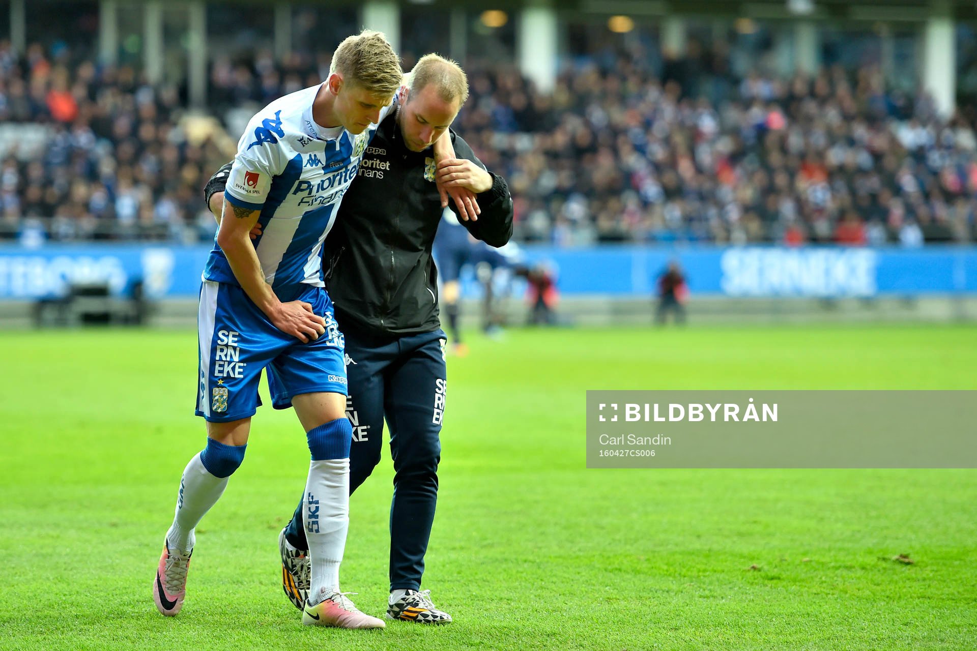 IFK Göteborgs Sören Rieks får utgå pga skada