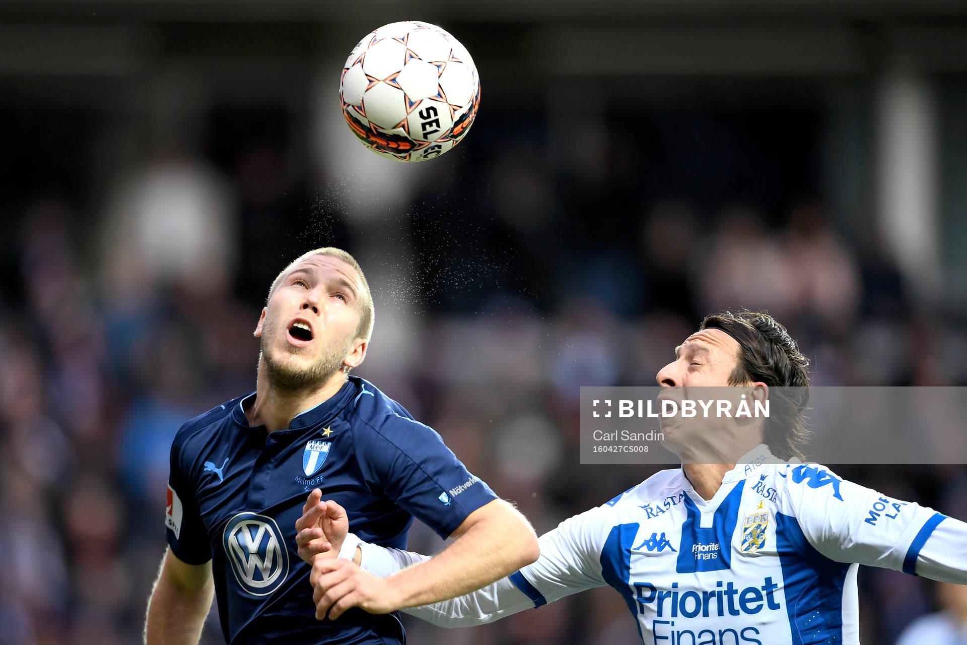 Malmö FFs Anton Tinnerholm och IFK Göteborgs Martin