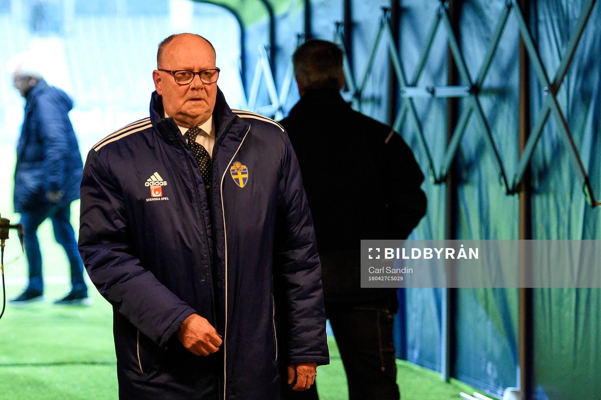 Matchdelegaten Pelle Höög under fotbollsmatchen i Allsvenskan mellan IFK Göteborg och Malmö FF den 27 april 2016 i Göteborg.