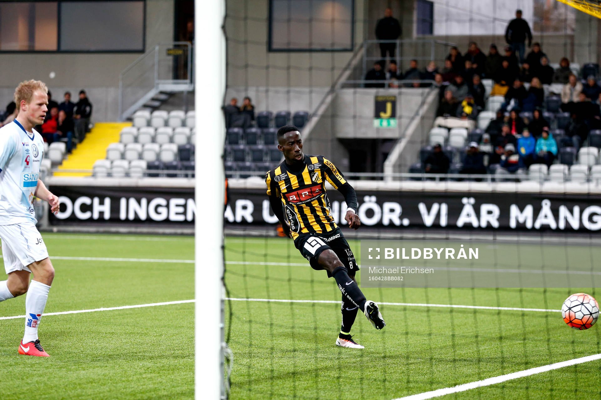 Häckens Demba Savage kvitterar till 1-1