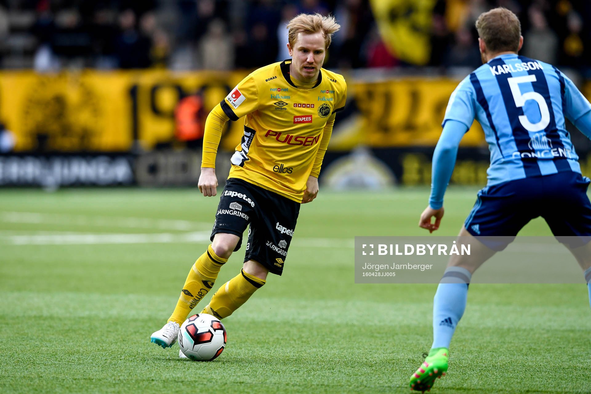 Elfsborgs Simon Lundevall och Djurgårdens Stefan Karlsson