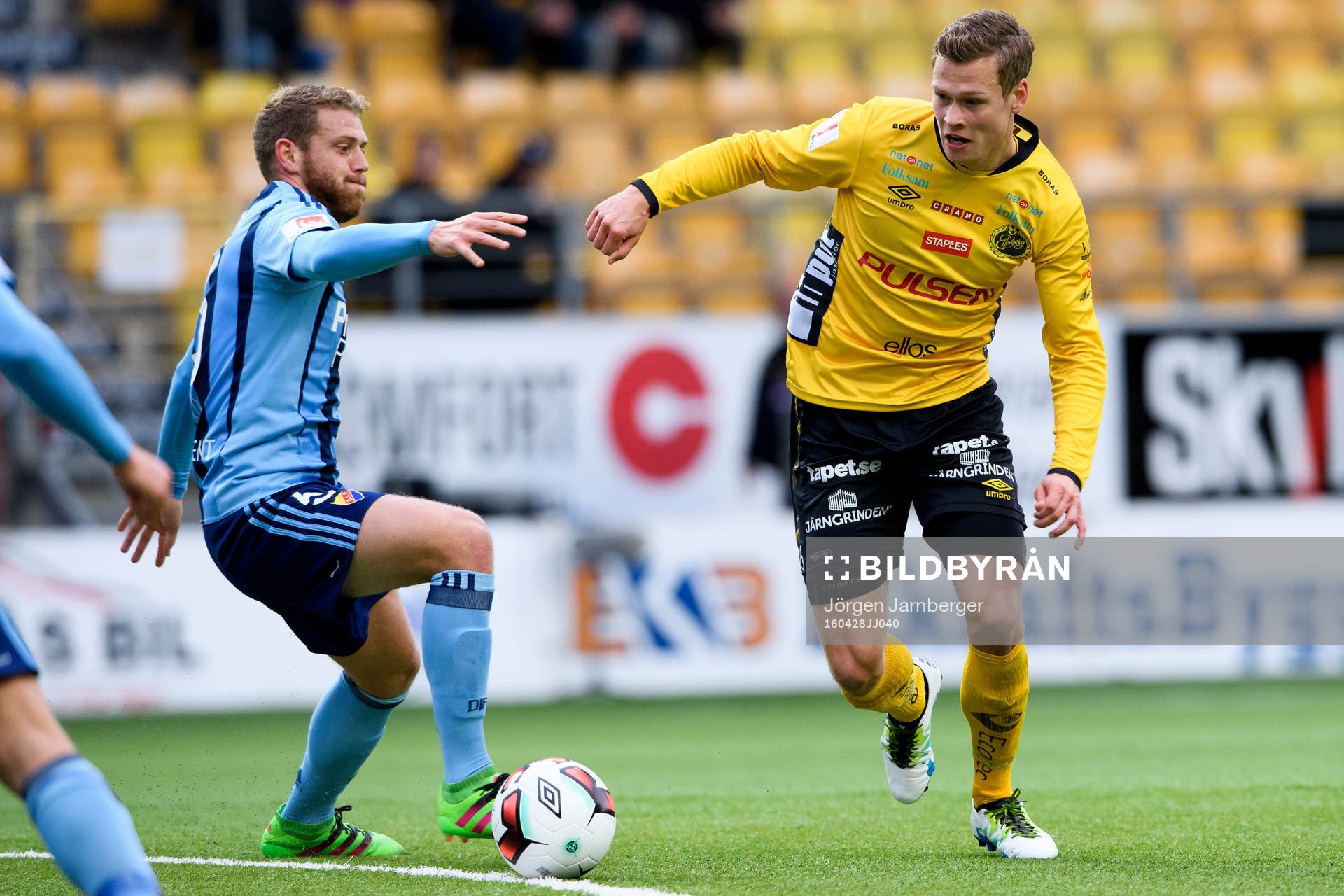 Elfsborgs Viktor Claesson och Djurgårdens Stefan Karlsson