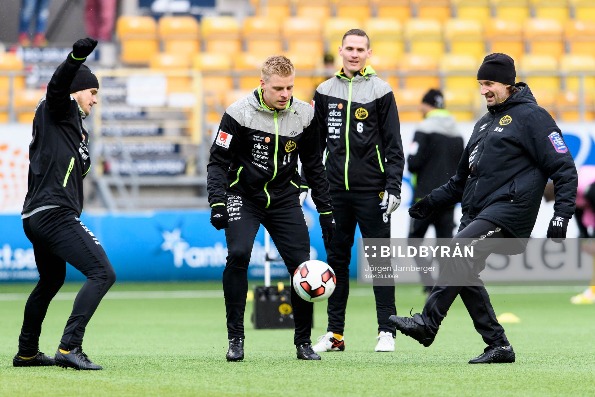 Elfsborgs assisterande tränare Nemanja Miljanovic (h)