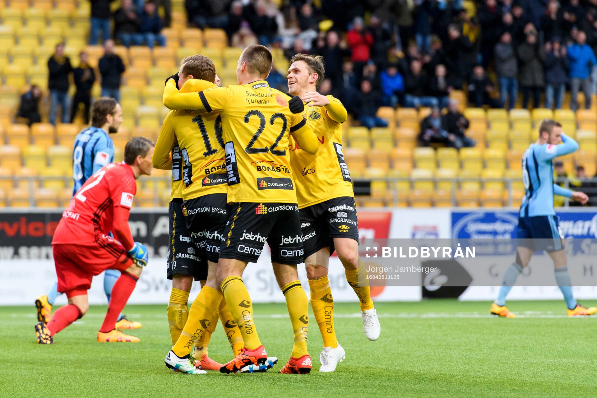 Elfsborgs spelare jublar