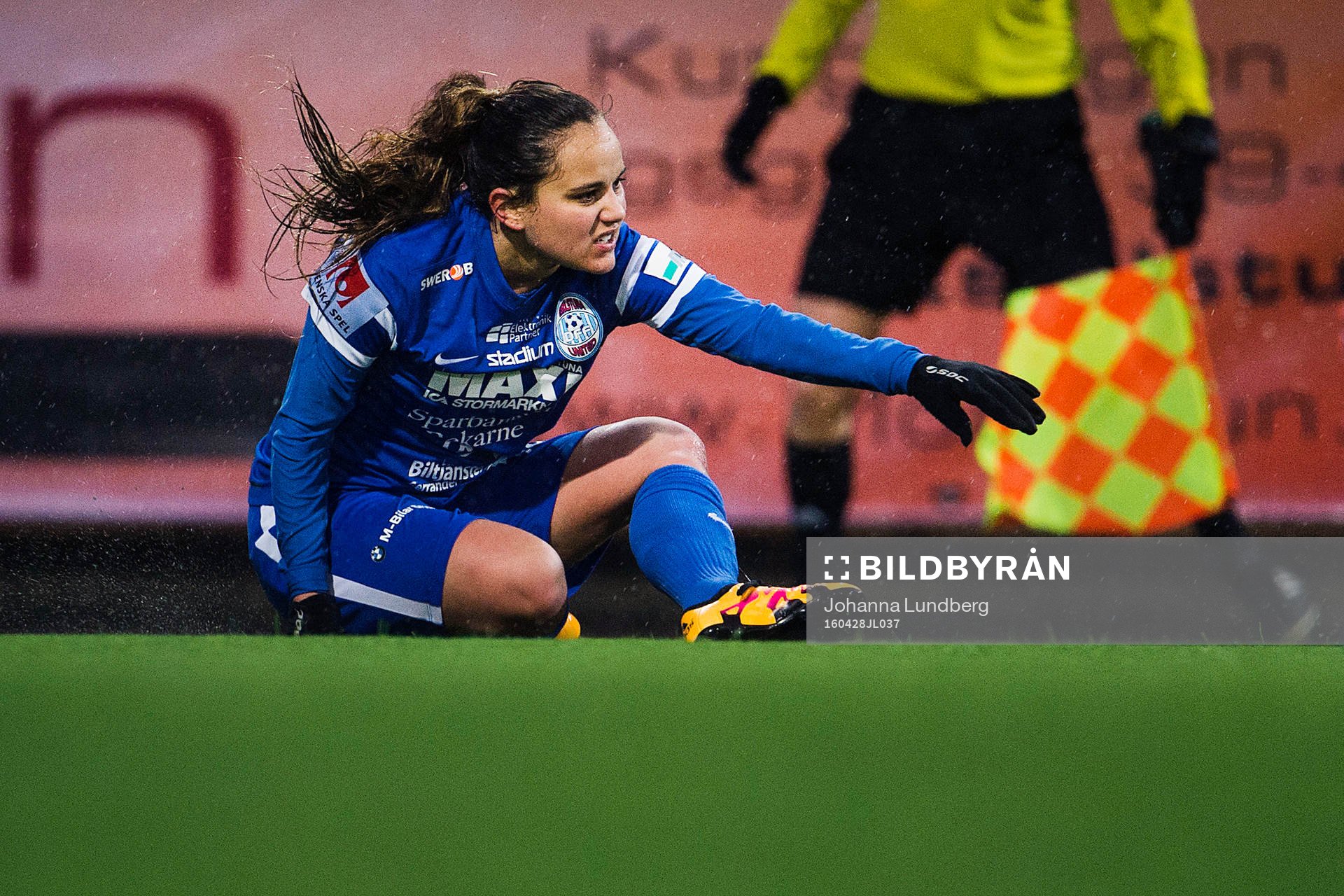 Eskilstunas Malin Diaz Pettersson faller