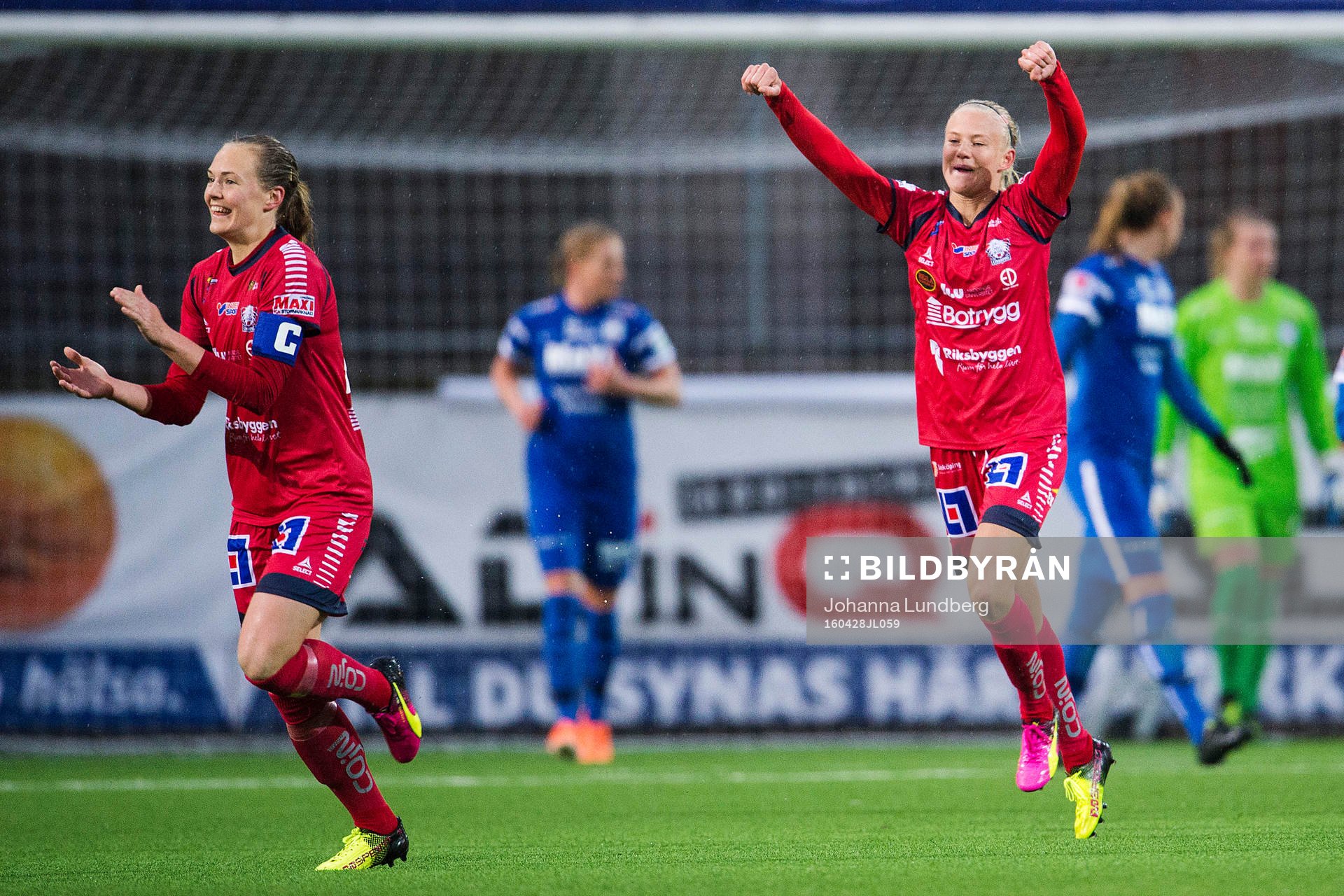 Linköpings Pernille Mosegaard Harder jublar