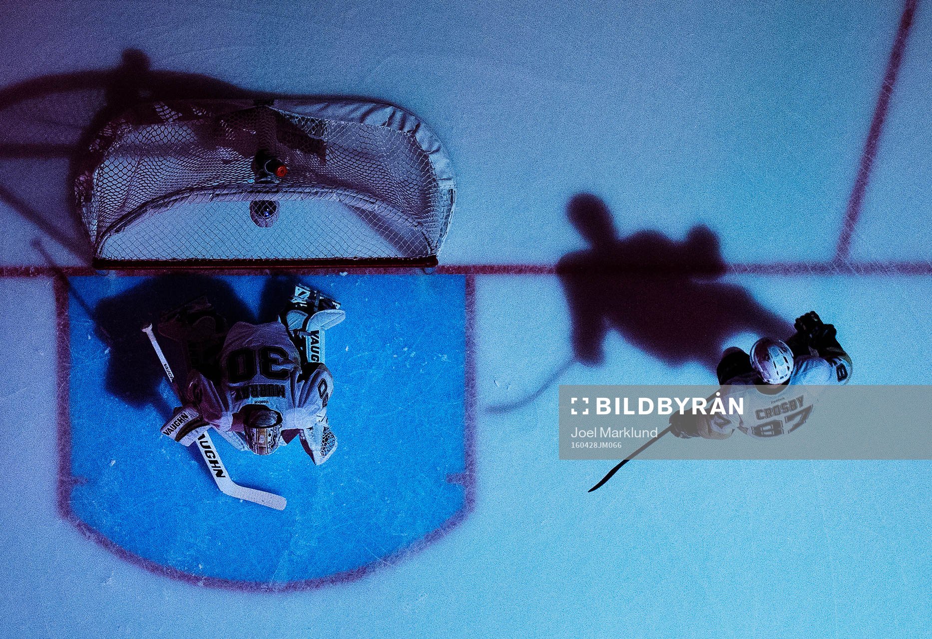 Pittsburghs målvakt Matthew Murray och Sidney Crosby