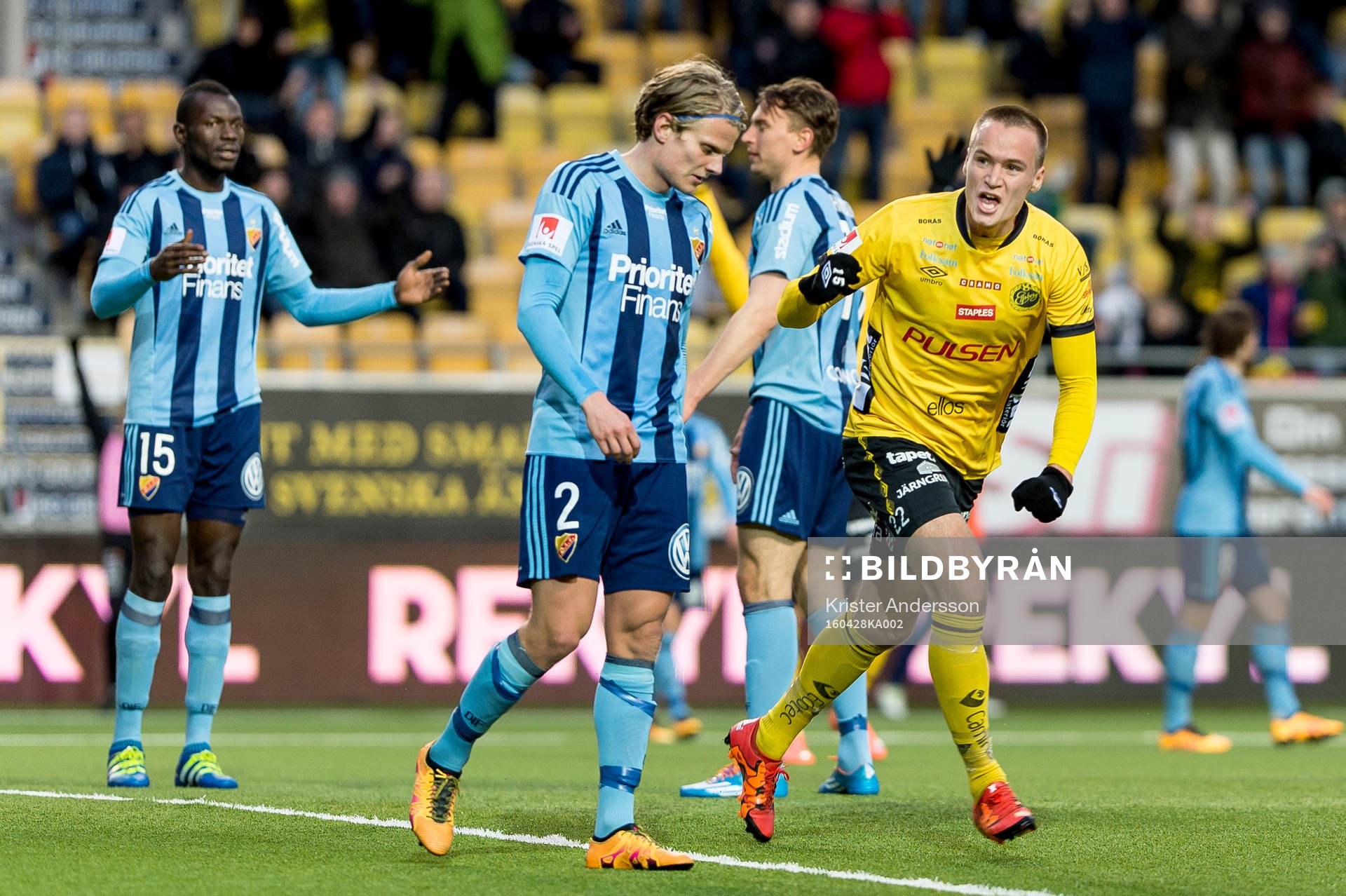 Elfsborgs Viktor Prodell jublar