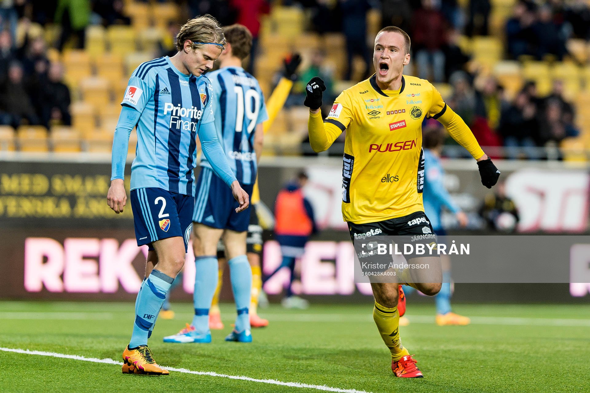 Elfsborgs Viktor Prodell jublar