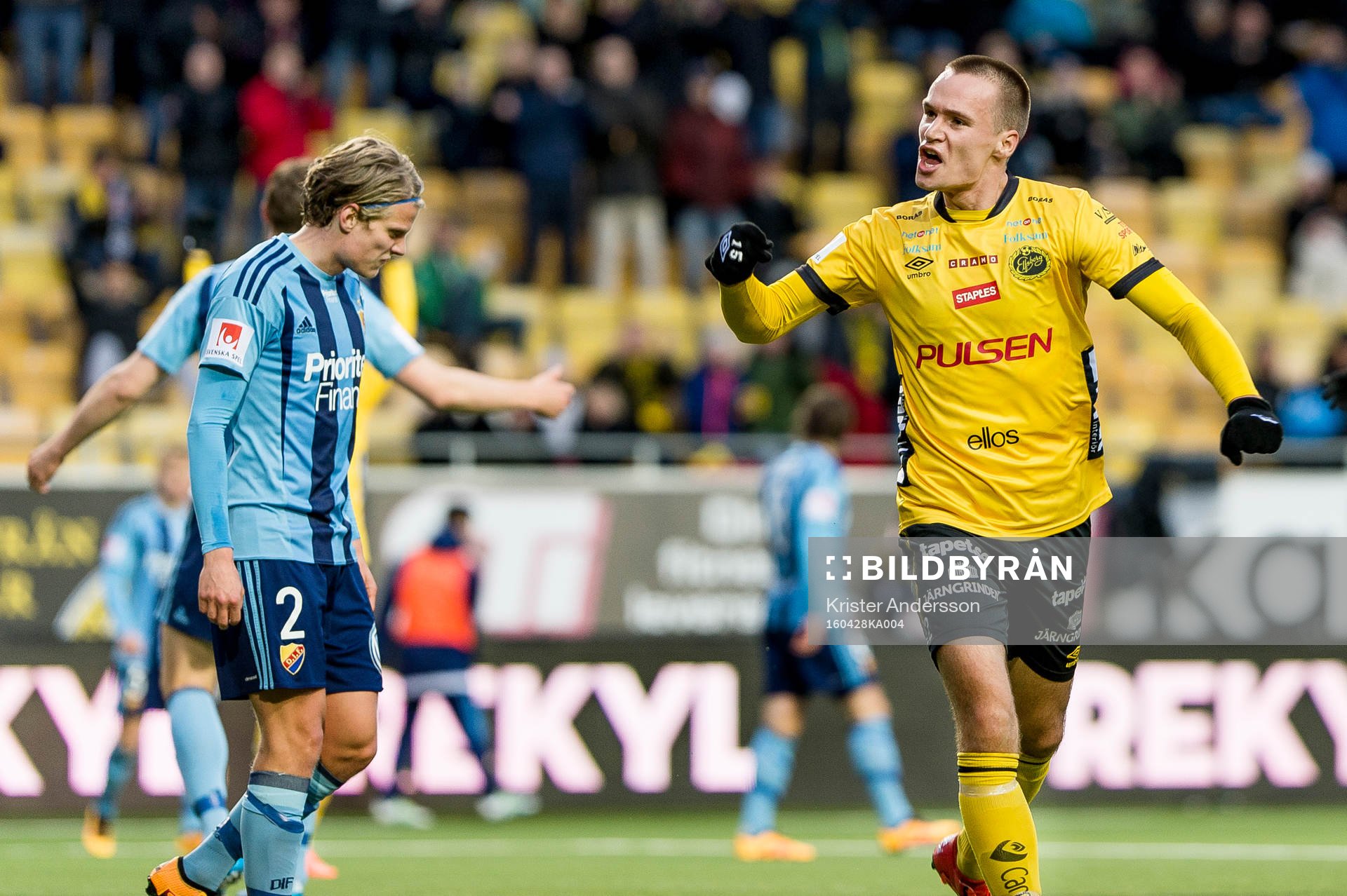 Elfsborgs Viktor Prodell jublar