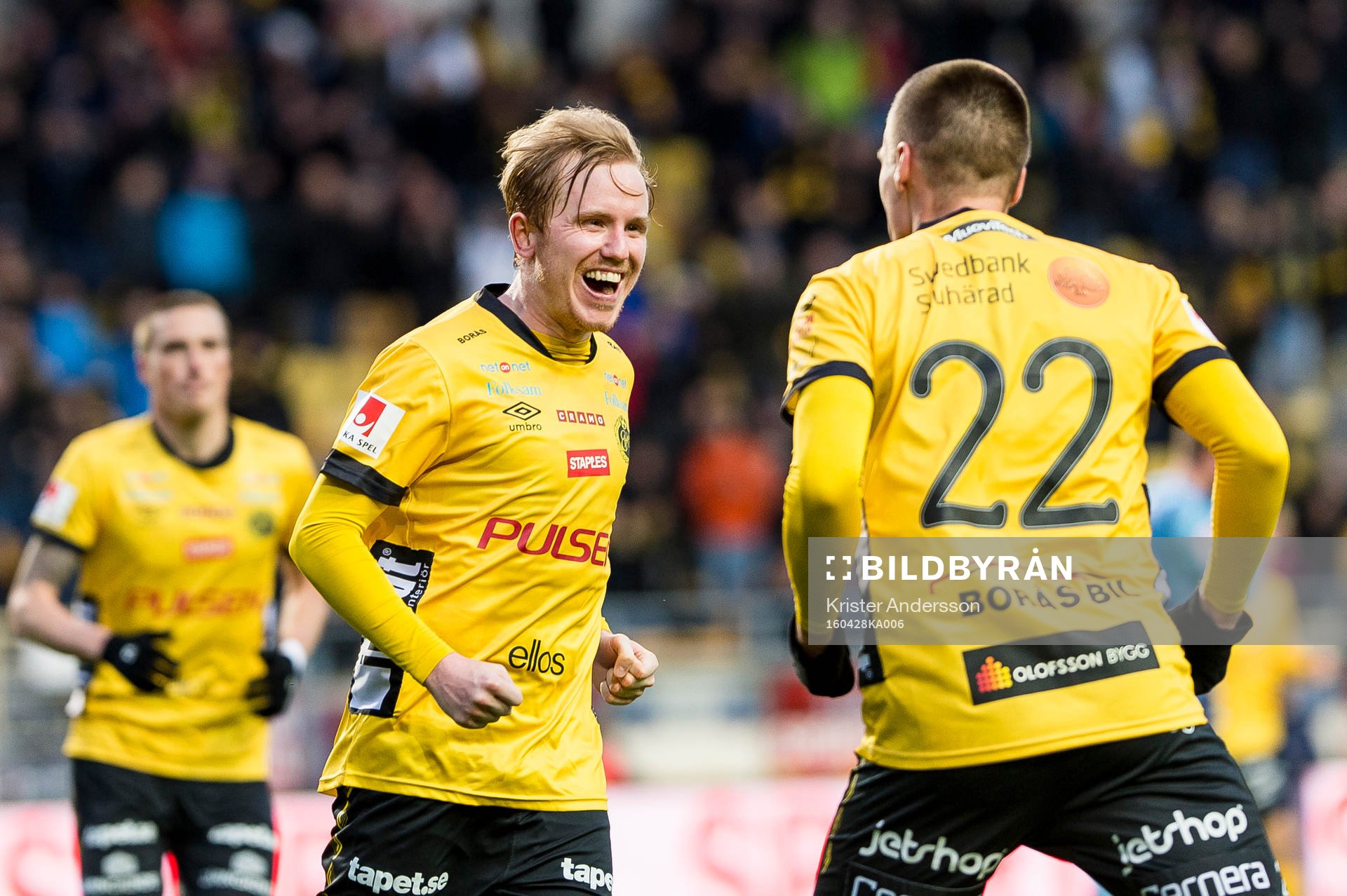 Elfsborgs Simon Lundevall jublar