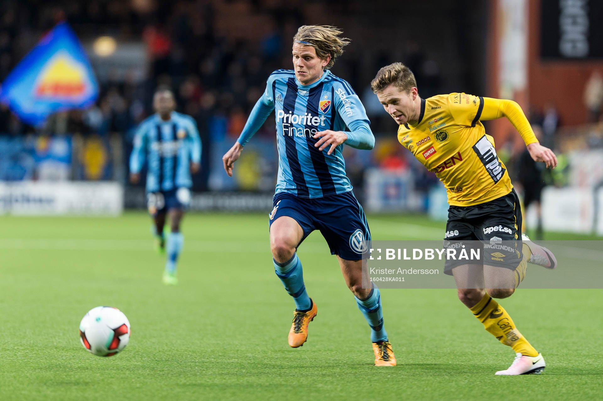 Djurgårdens Tim Björkström och Elfsborgs Adam Lundqvist