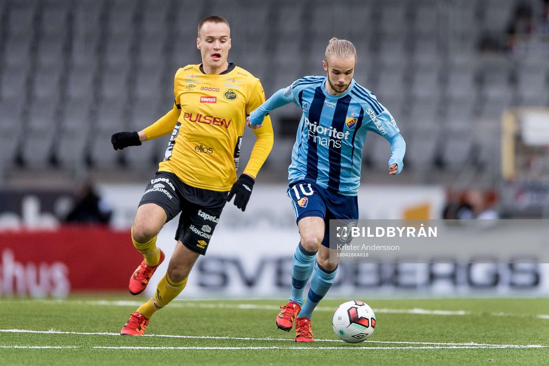 Elfsborgs Viktor Prodell och Djurgårdens Daniel Berntsen