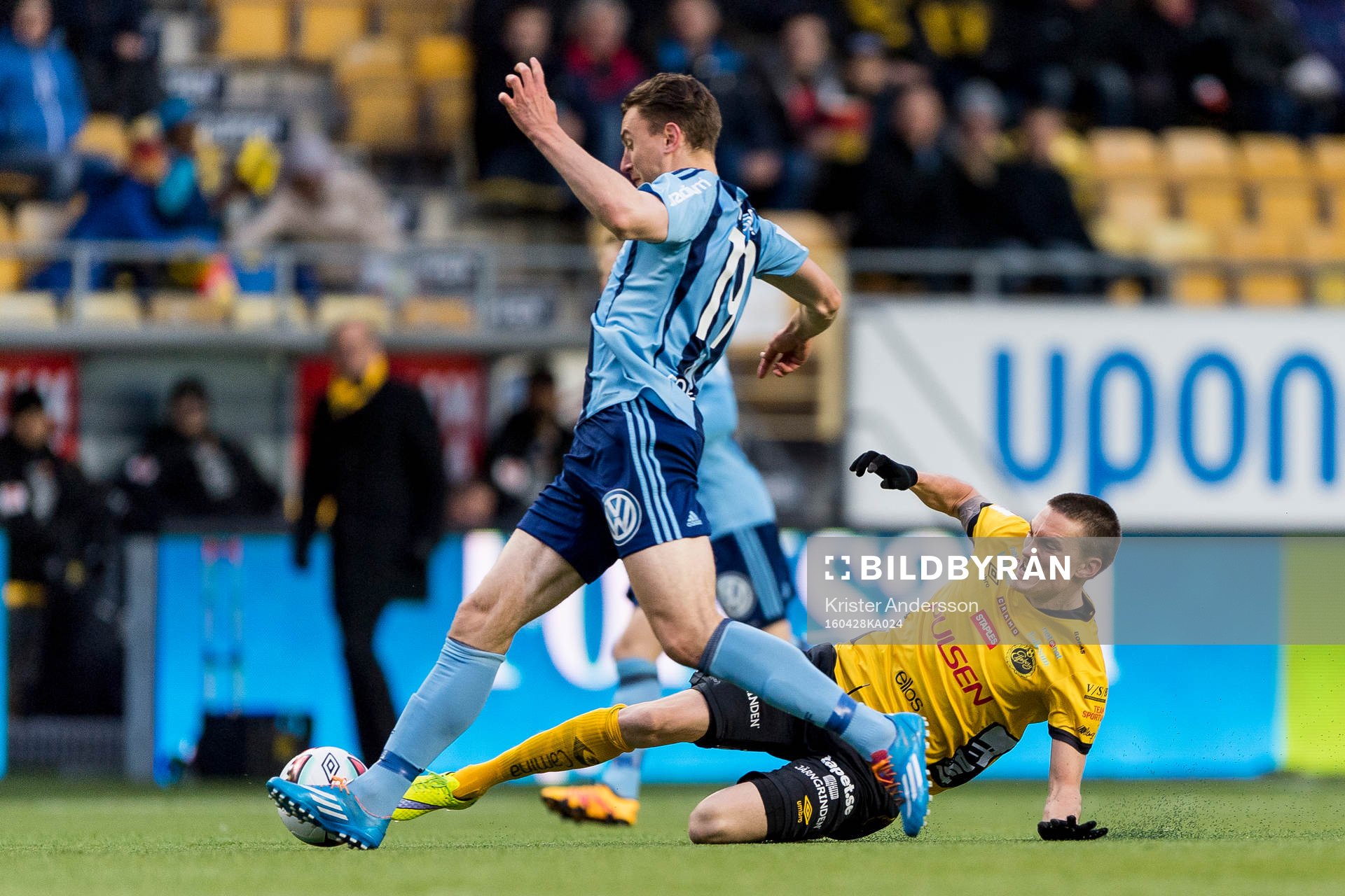 Djurgårdens Marcus Hansson och Elfsborgs Lasse Nilsson