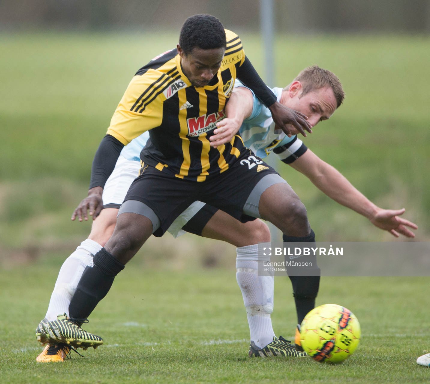 IFK Hässleholms Kojo Annor i matchen i division 2 mellan