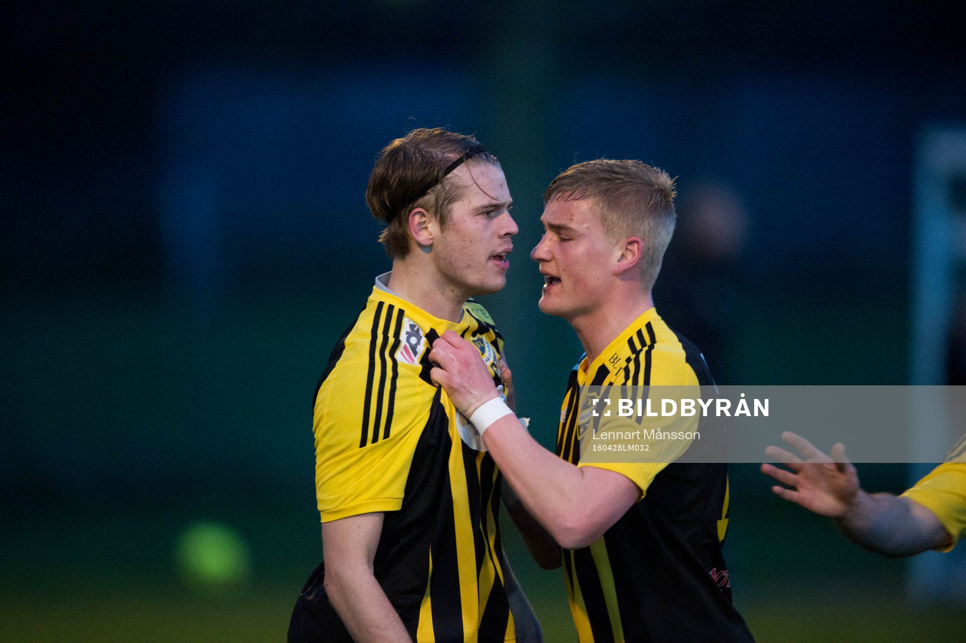 IFK Hässleholms Filip Ranmo och Linus Svensson  i matchen