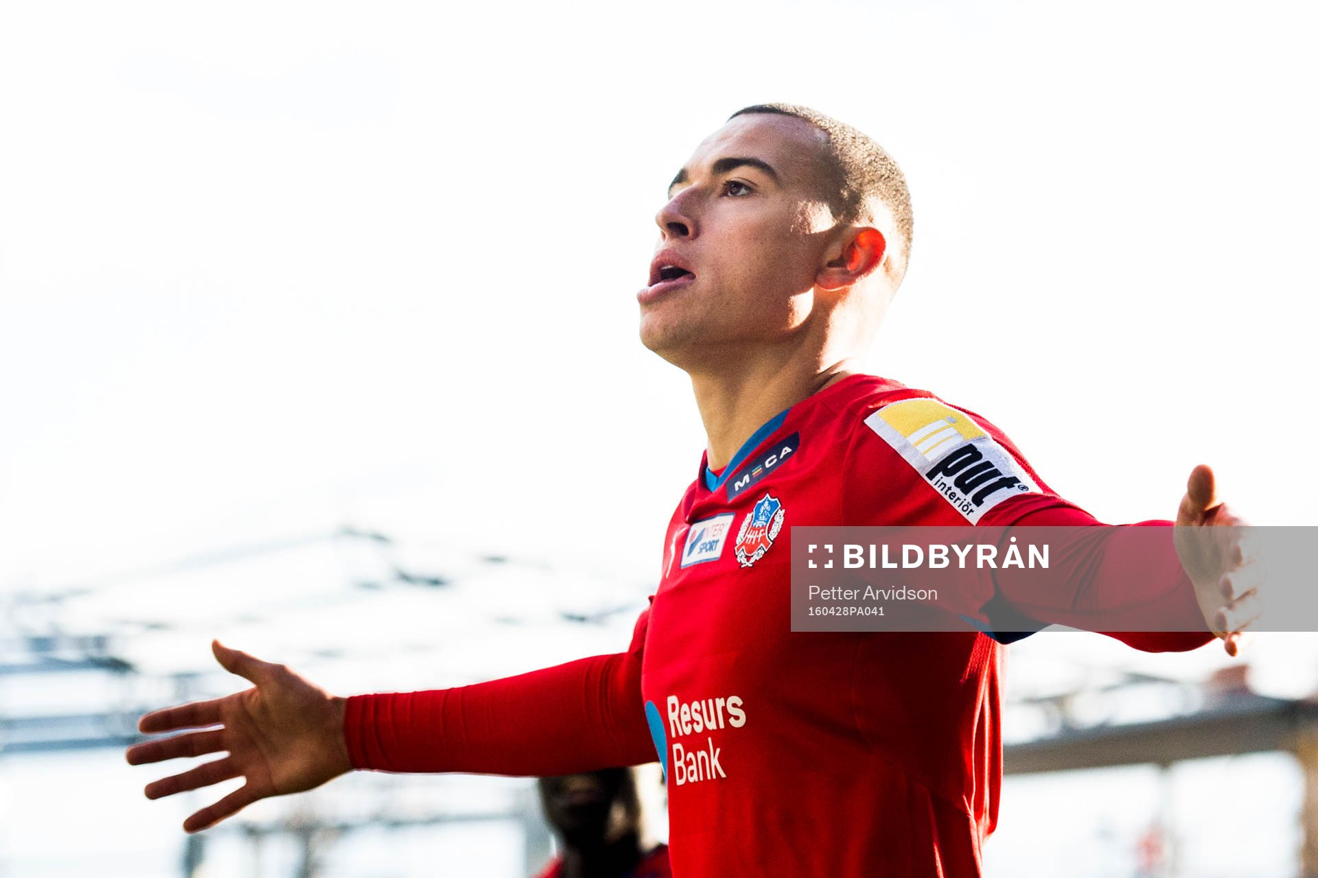 Helsingborgs Jordan Larsson jublar